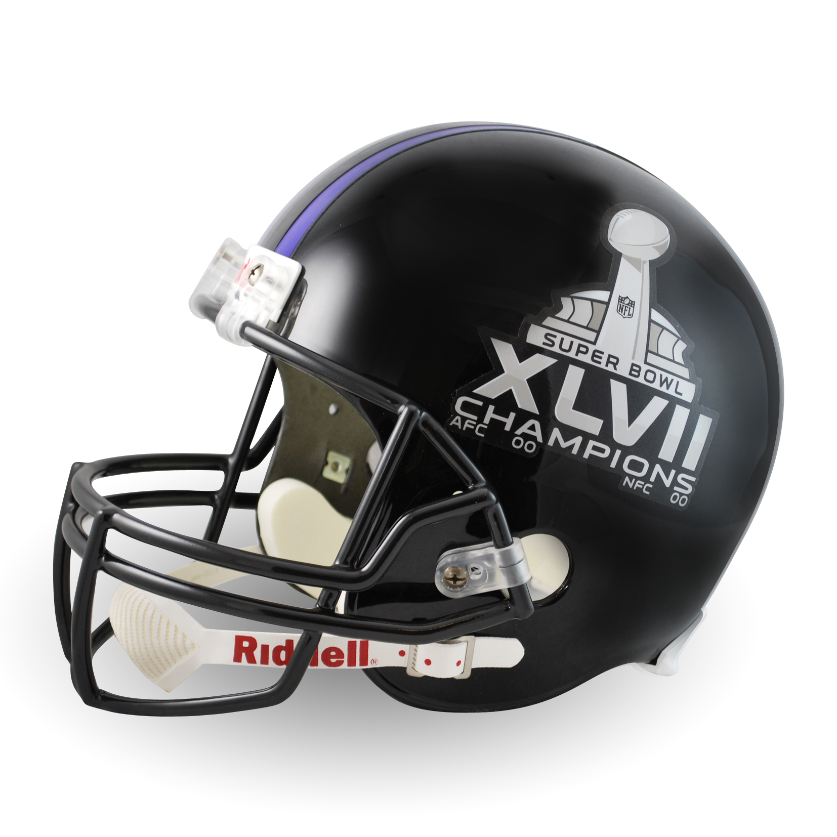 Baltimore Ravens Super Bowl XLVII Champions Deluxe Replica Helmet