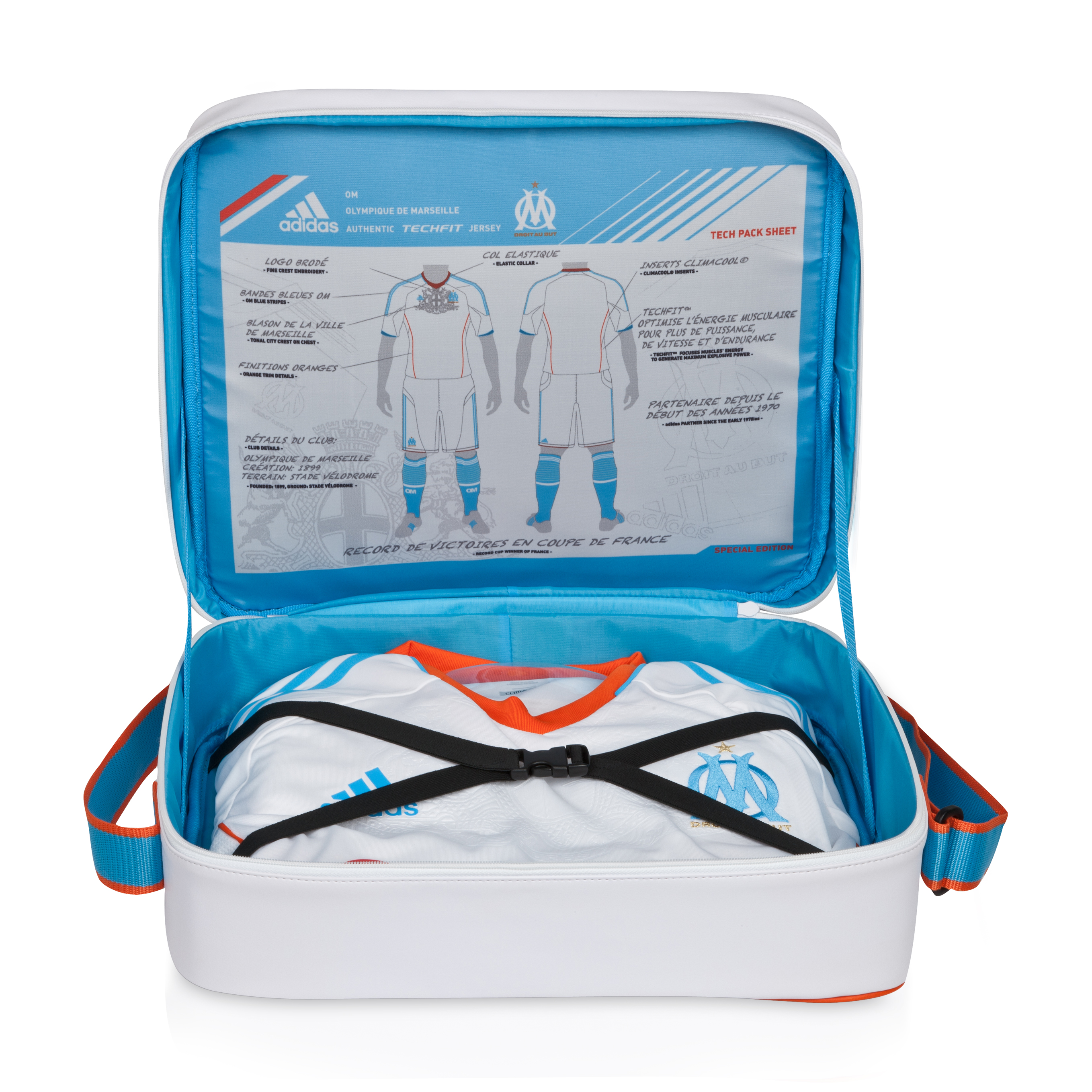 Maillot Domicile 2012/13 Techfit Olympique de Marseille    Homme