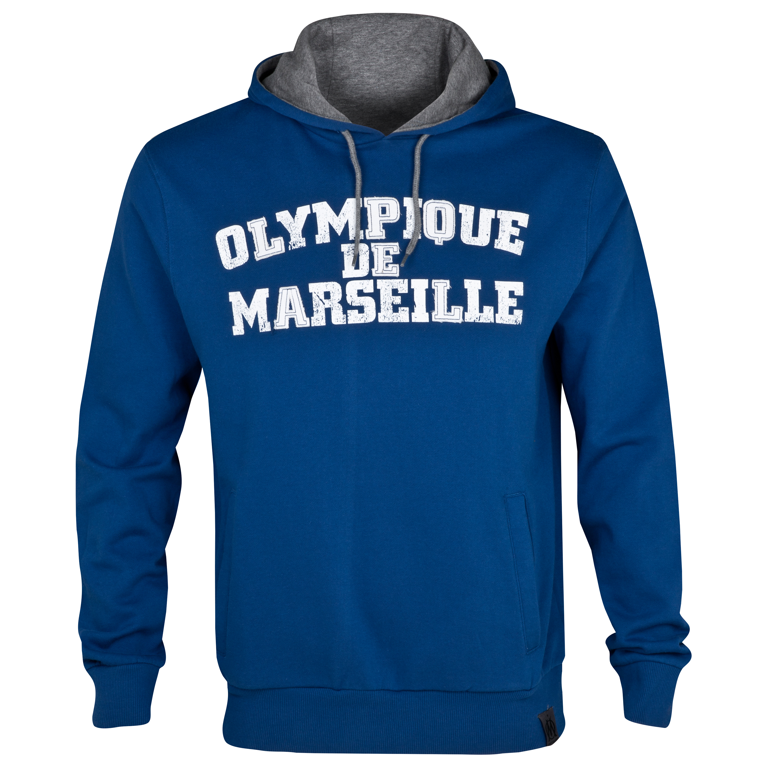 Sweat-shirt à capuche Lifestyle Olympique de Marseille - Bleu Navy - Homme