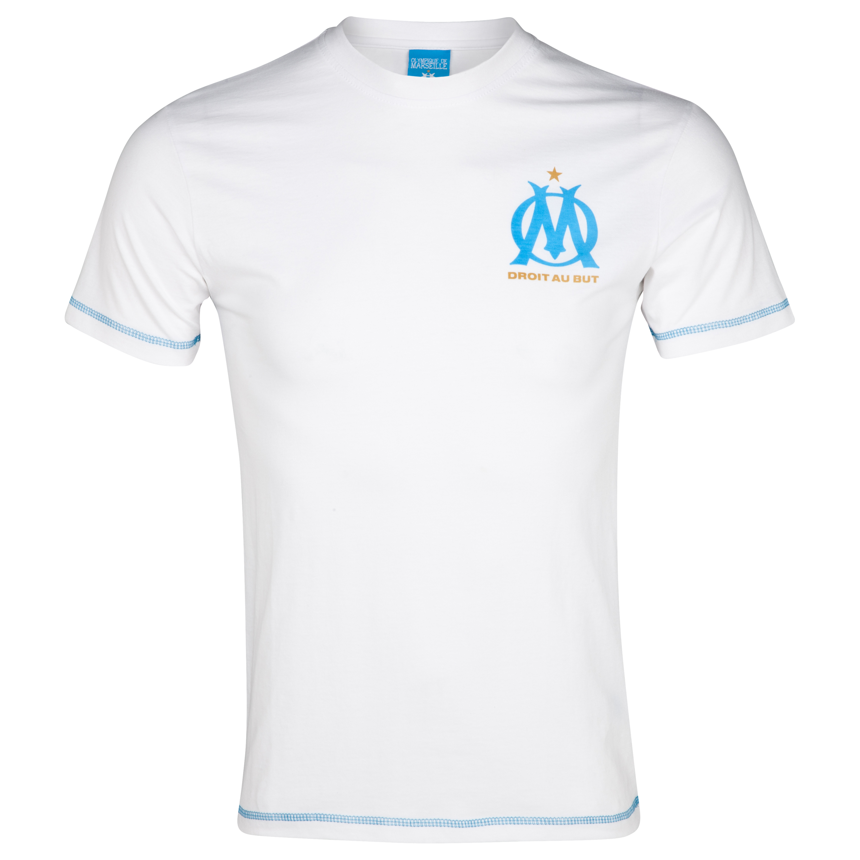 T-shirt avec logo Olympique de Marseille - Blanc - Enfant