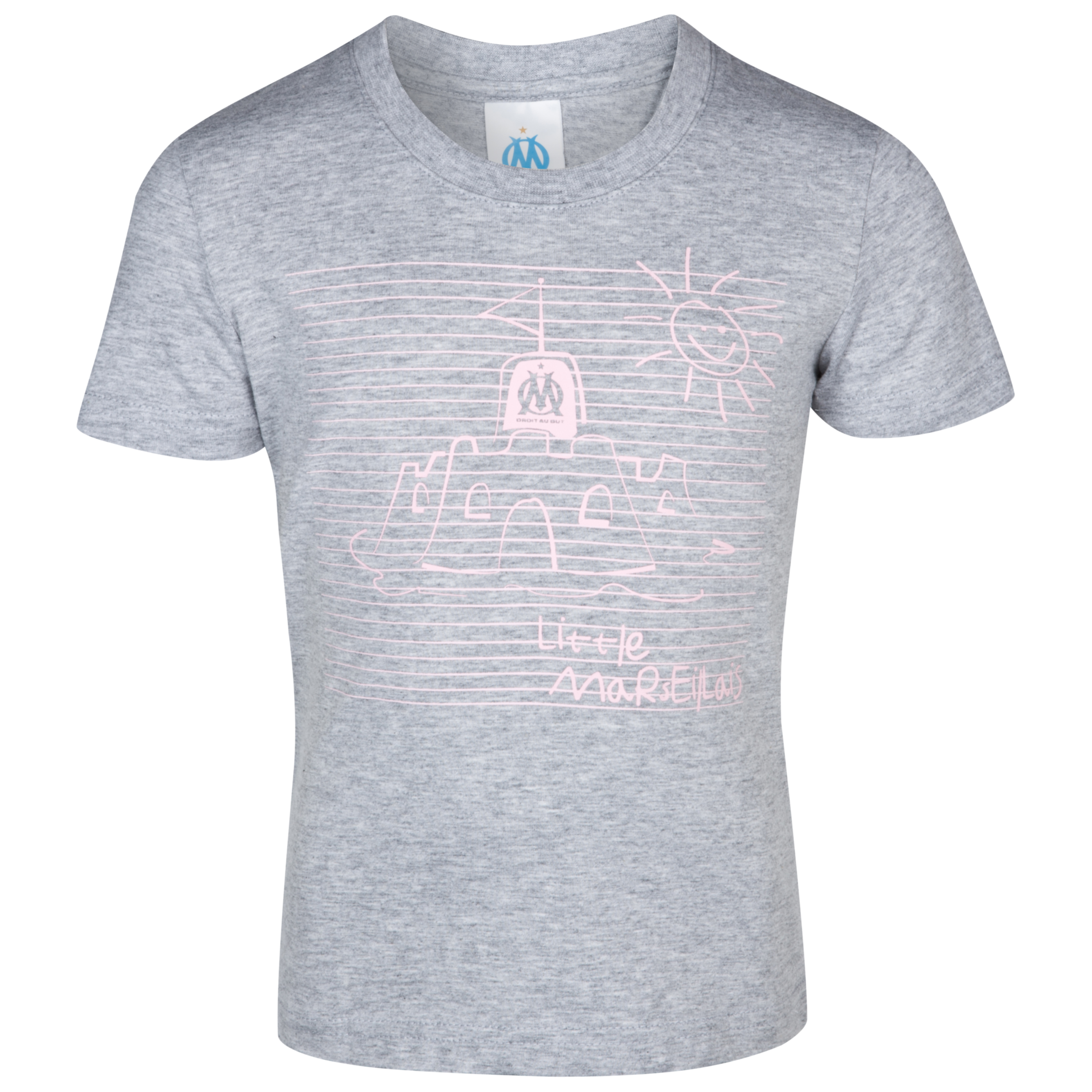 Olympique de Marseille Marseillais T-Shirt - Grey - Girls