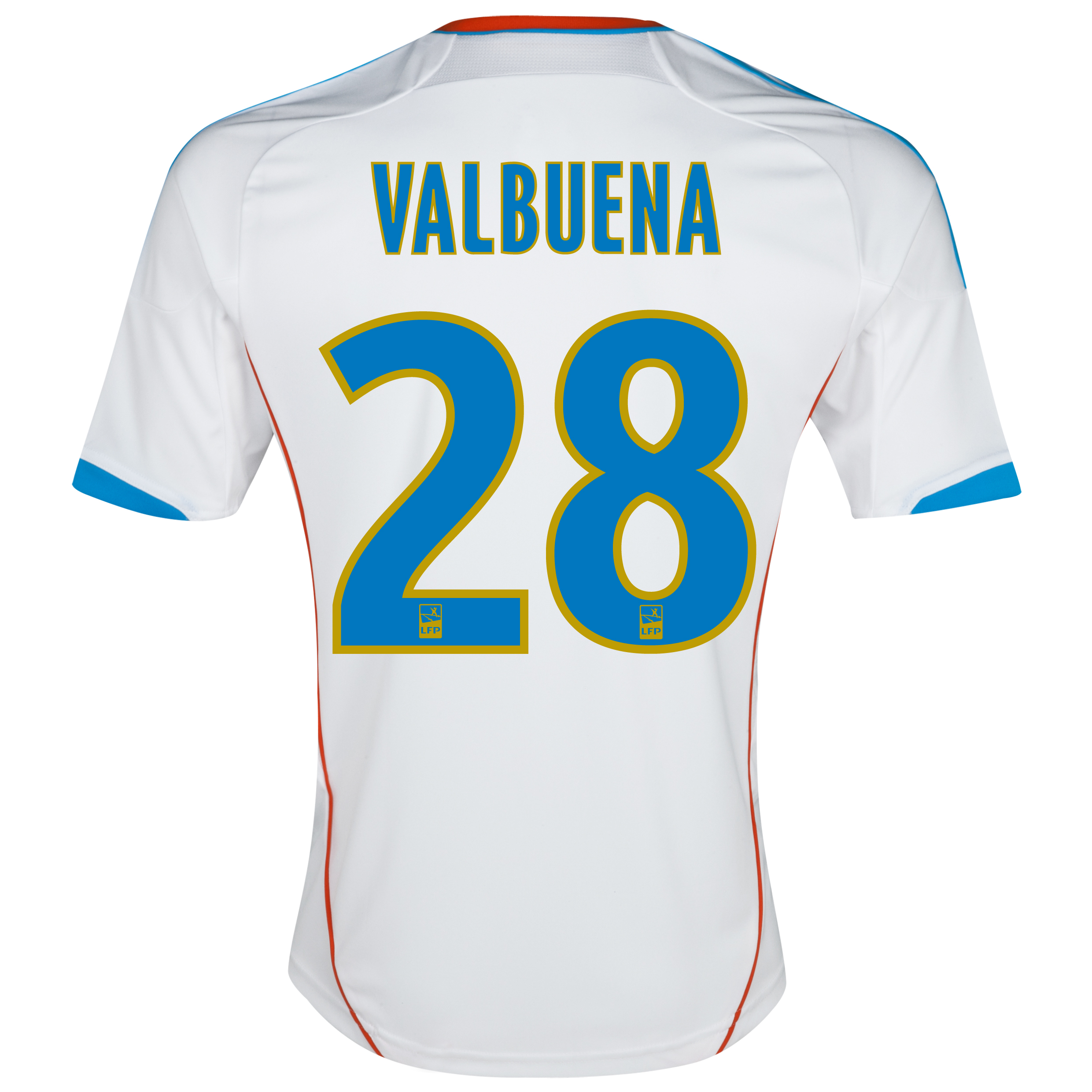 Maillot Olympique de Marseille Domicile 2012/2013 - Flocage Valbuena 28