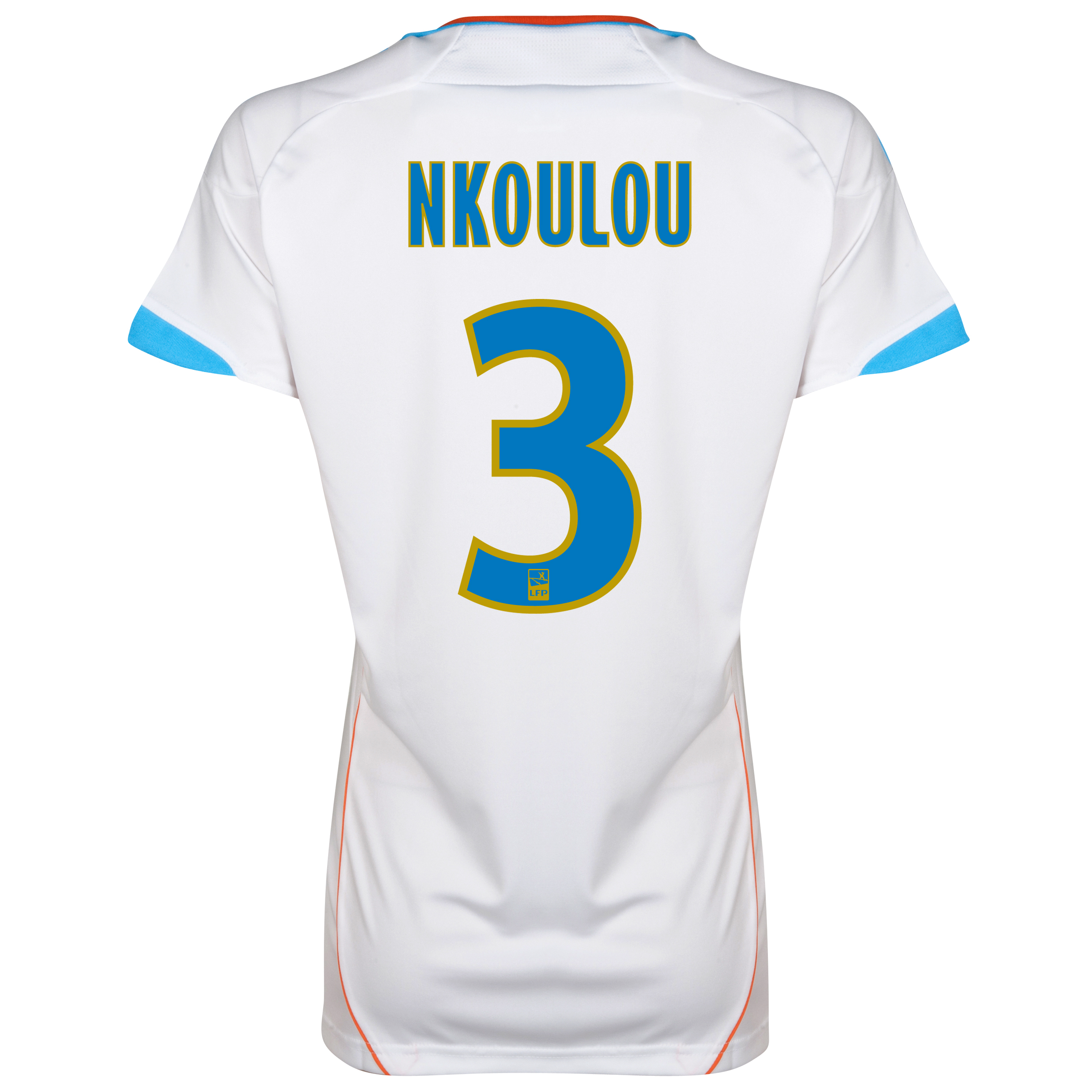 Olympique de Marseille Home Replica 2012/13 - Womens with Nkoulou 3 printing