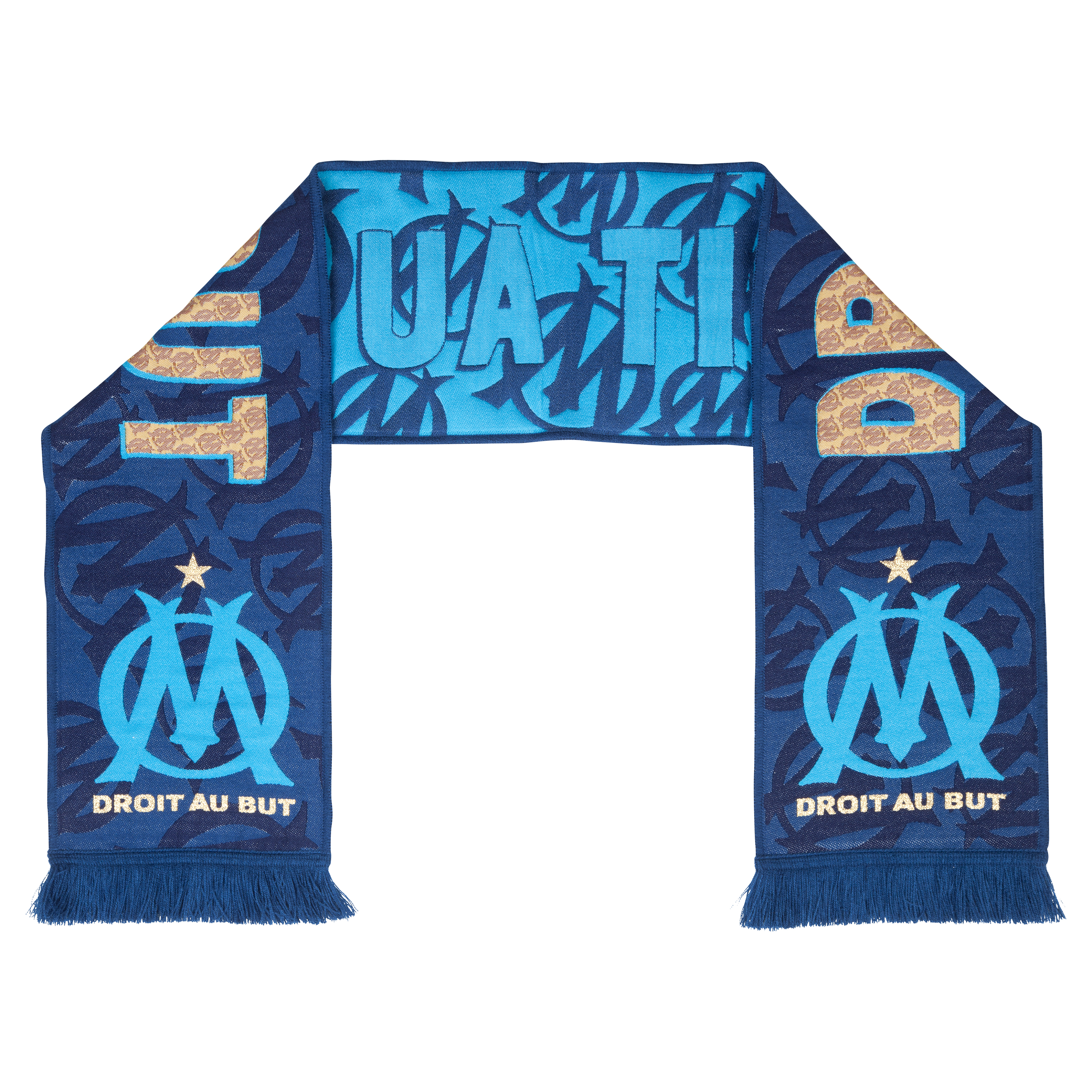 Olympique de Marseille Droit Au But Scarf - Navy