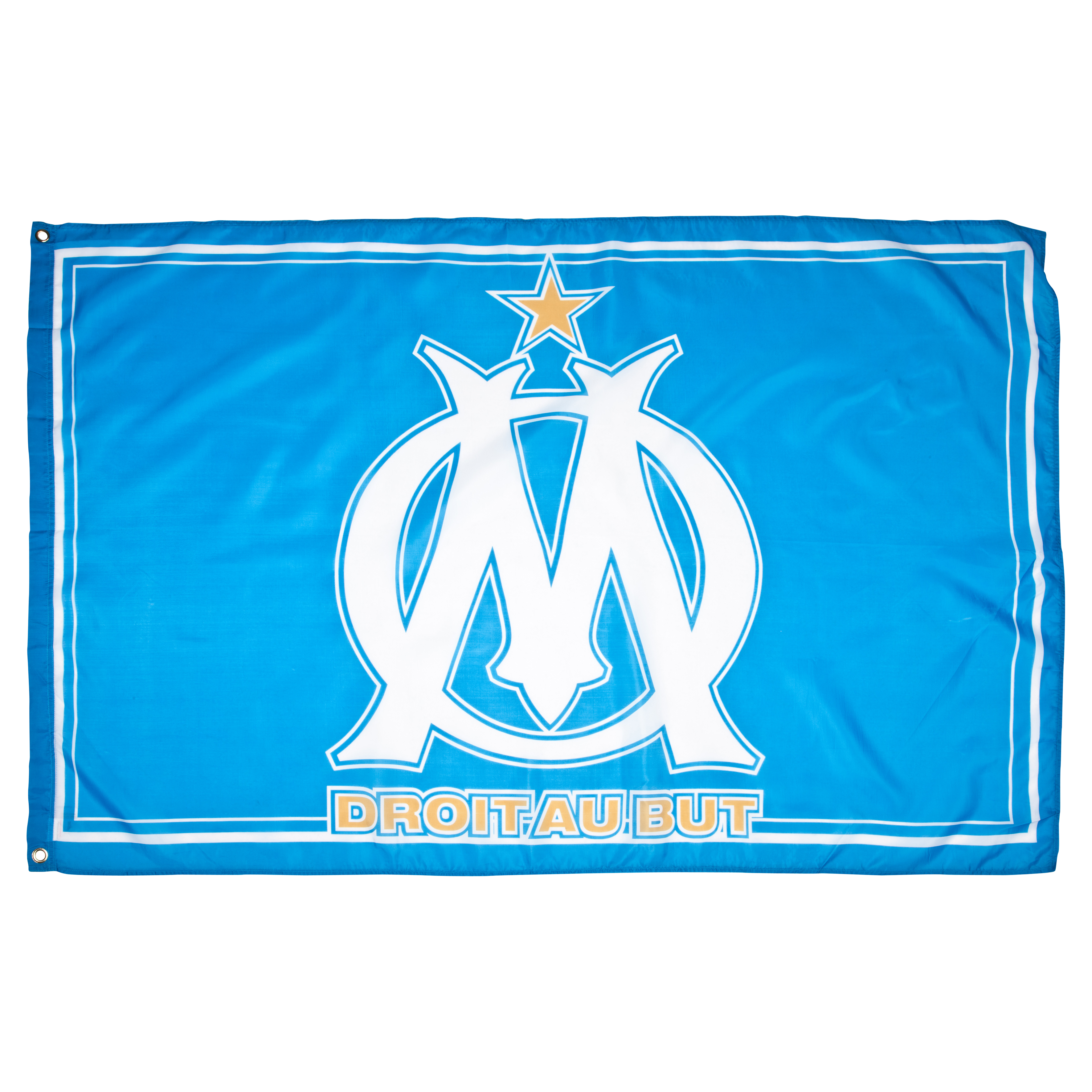 Drapeau Logo Olympique de Marseille - Bleu
