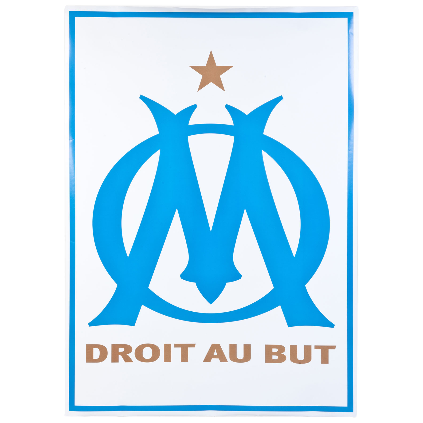 Olympique De Marseille Crest Poster - 68x98cm