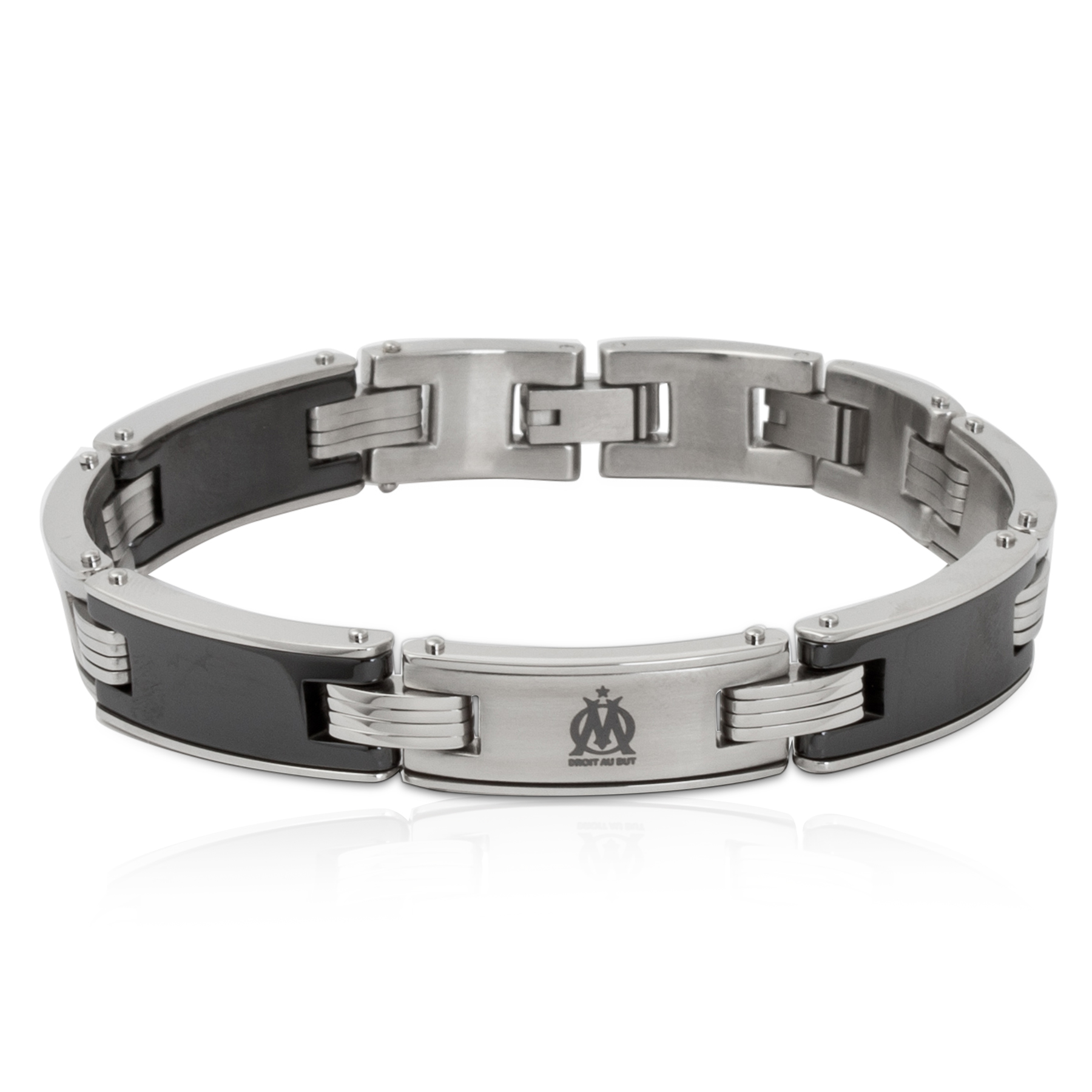Bracelet en Céramique et Acier inoxydable Olympique de Marseille