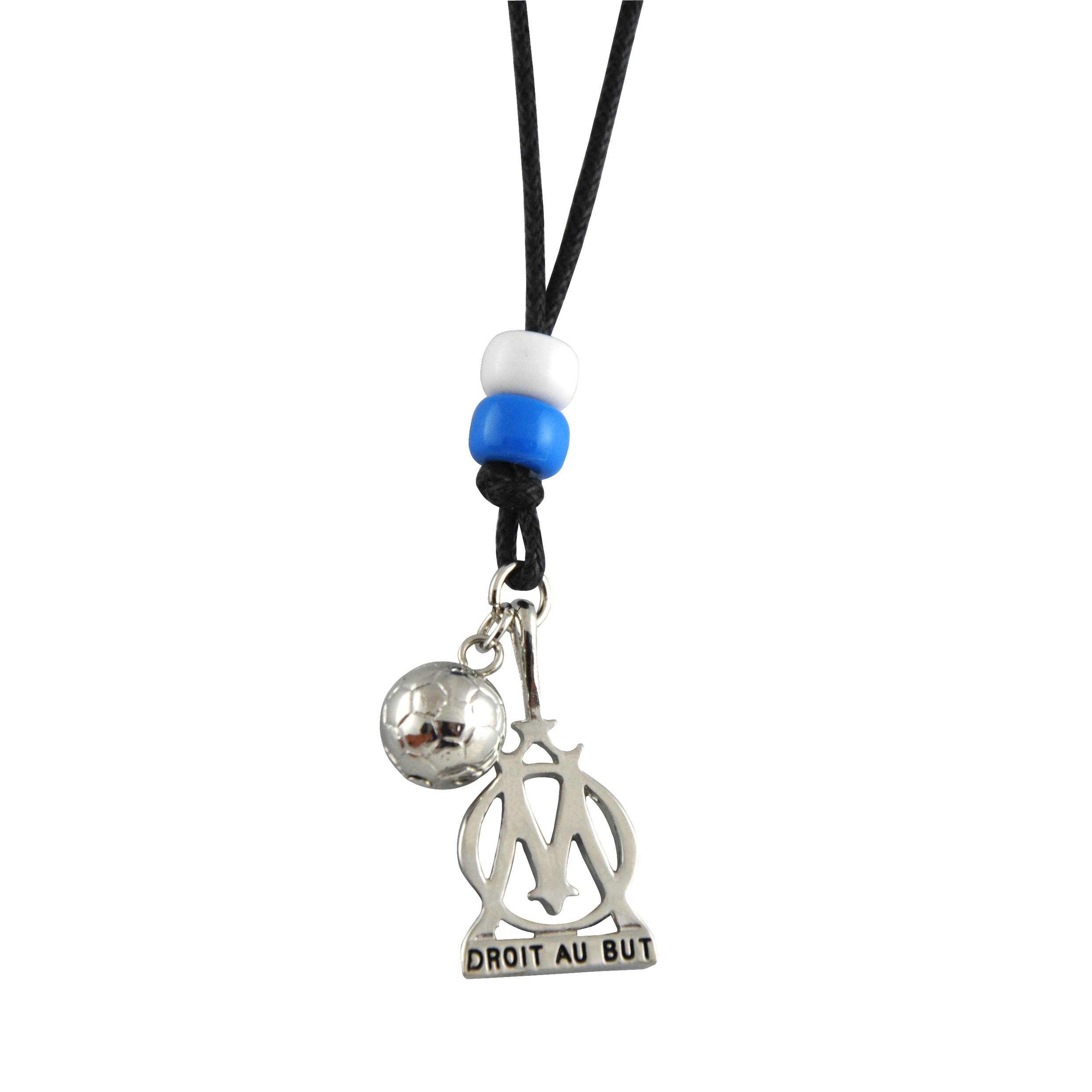 Collier Boule avec Logo Olympique de Marseille