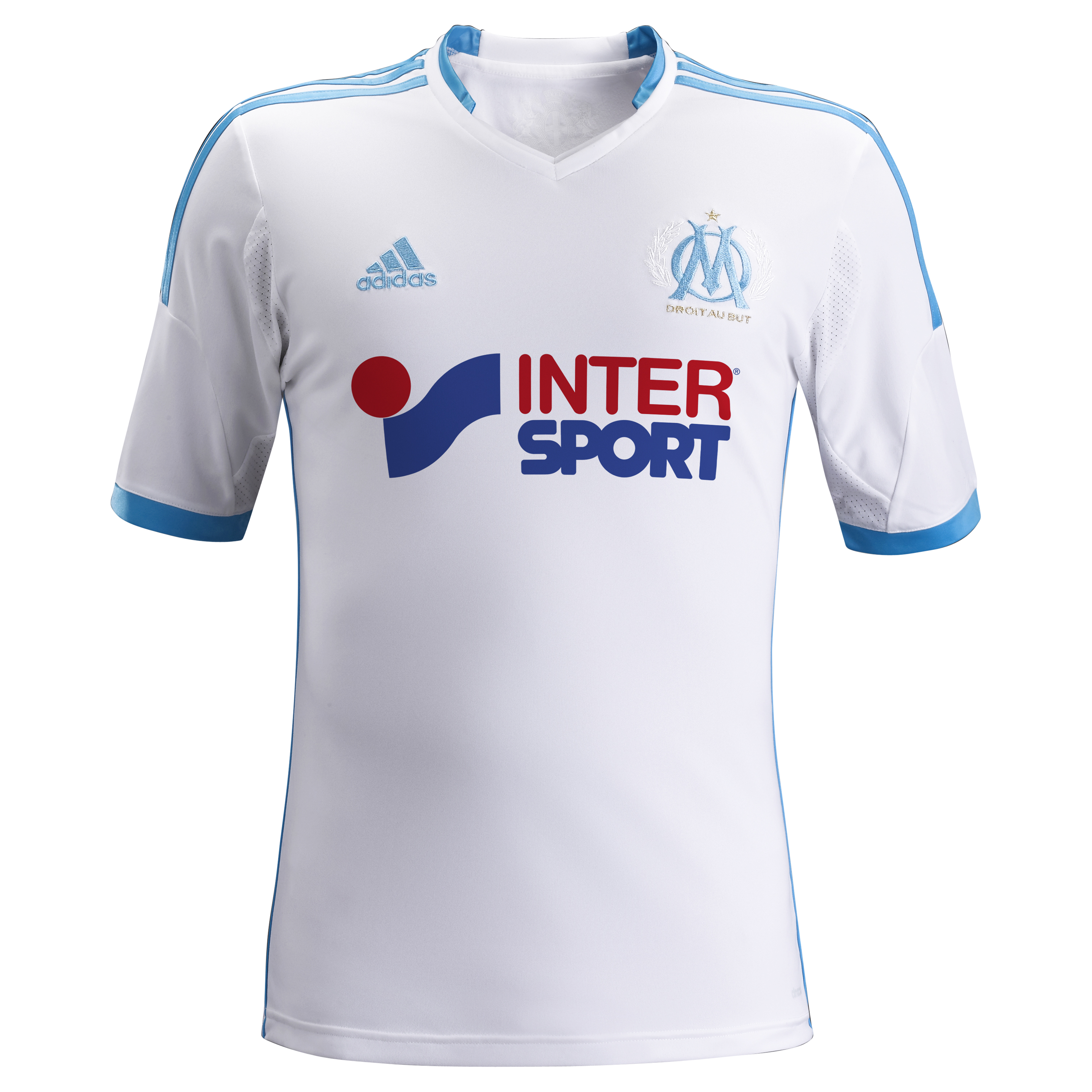 Olympique de Marseille Home Shirt SS 2013/14 - Kids White