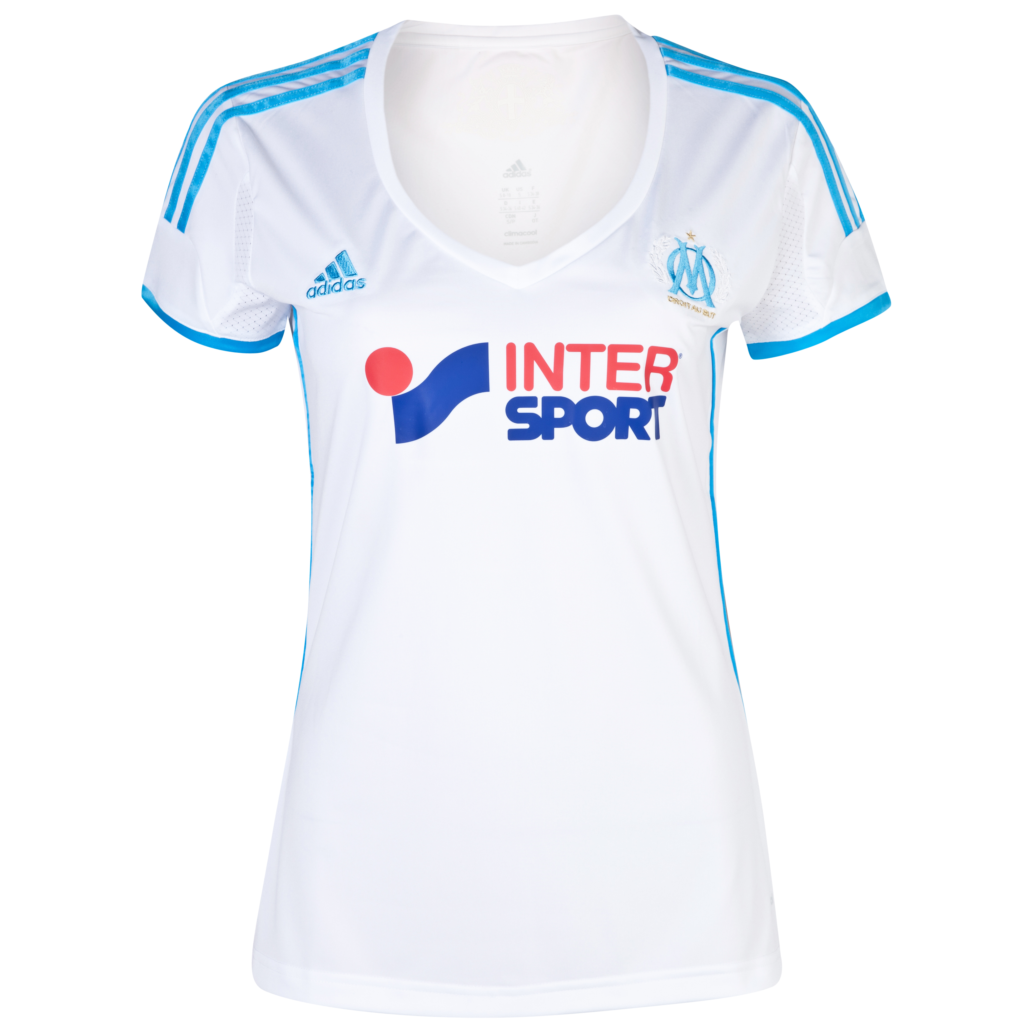 Olympique de Marseille Home Shirt SS 2013/14 - Womens White