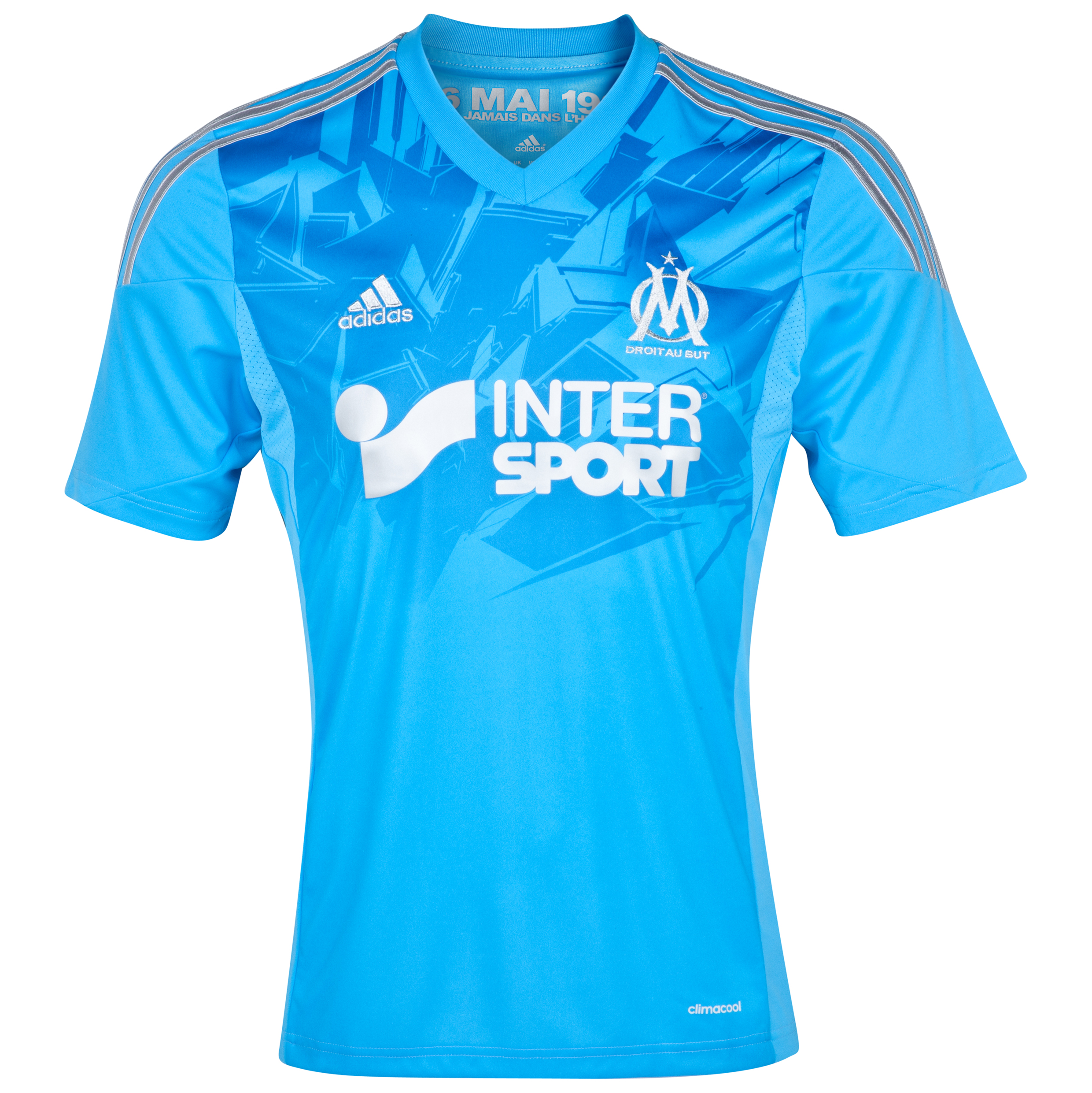 Olympique de Marseille Third Shirt SS 2013/14 - Mens Blue