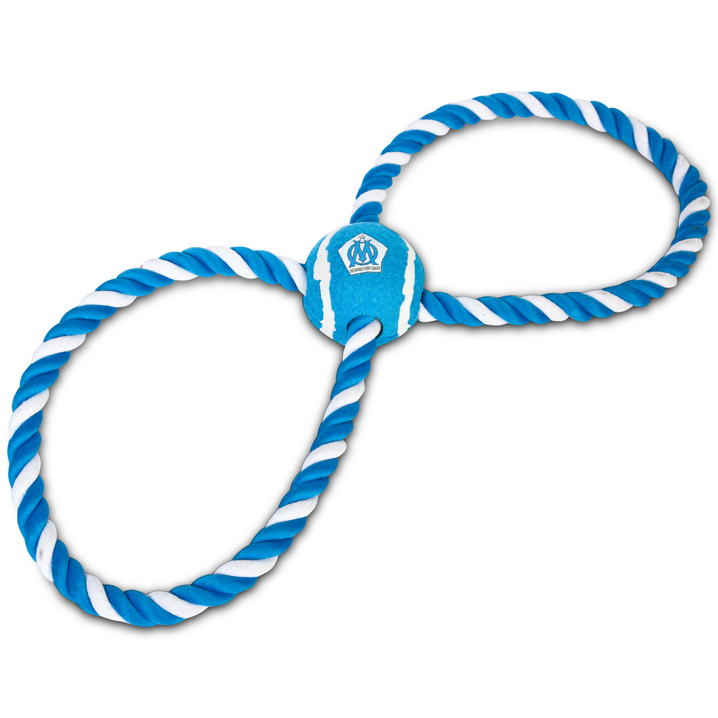 Balle de Tennis et Jouet en Corde pour Chien Olympique de Marseille