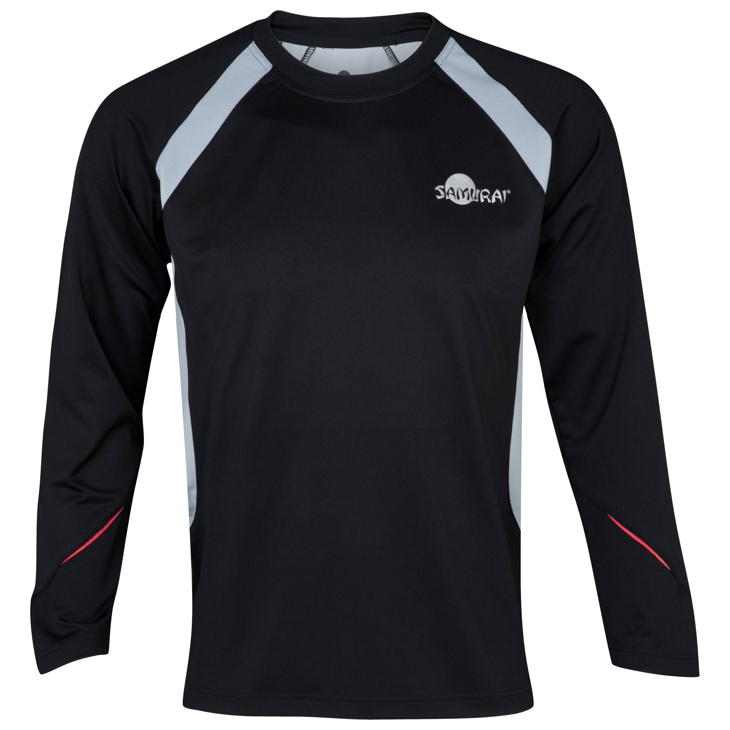 Samurai Rugby Elite Long Sleeved T-Shirt - Black/Mist