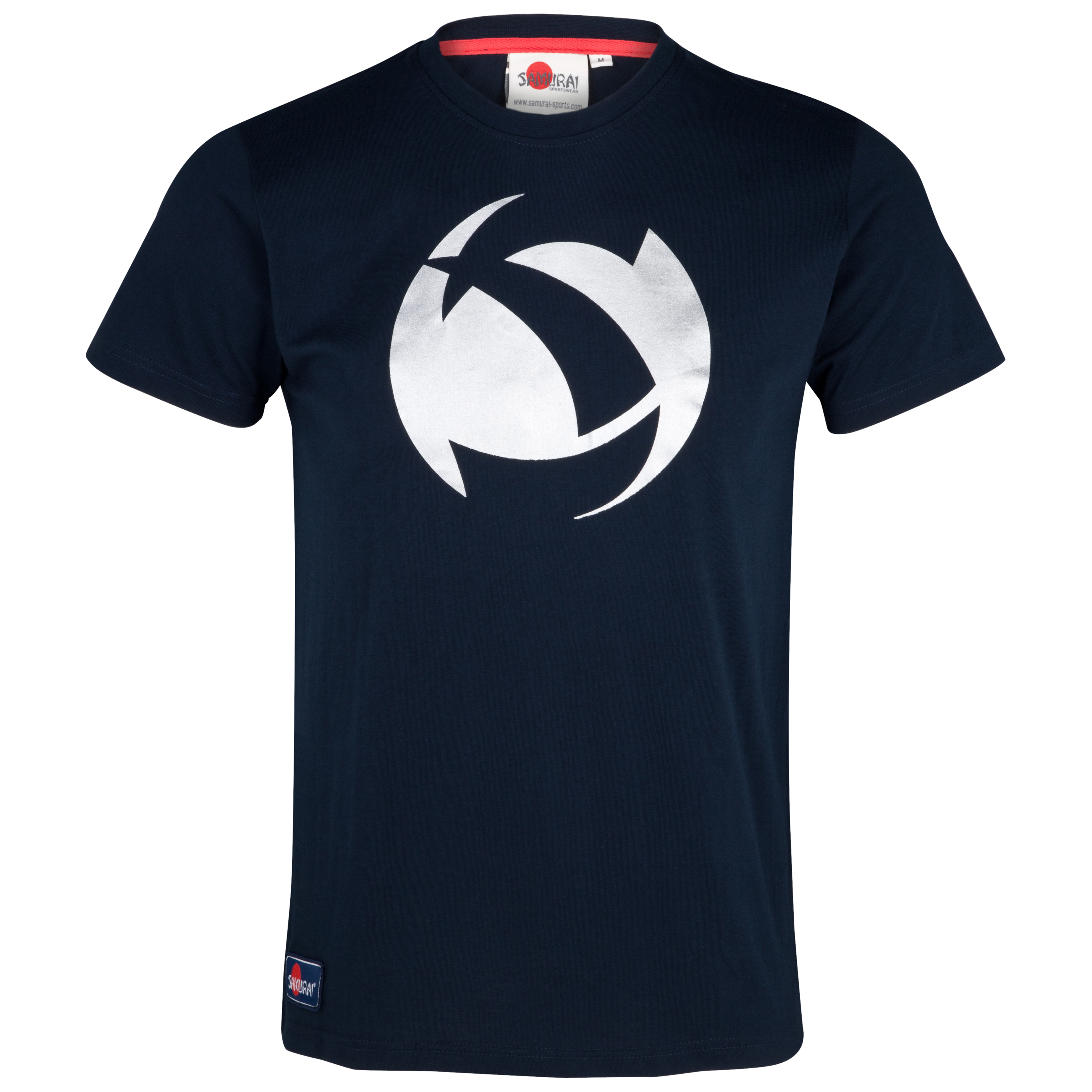 Samurai Rugby Pitchside Large Logo T-Shirt - Navy