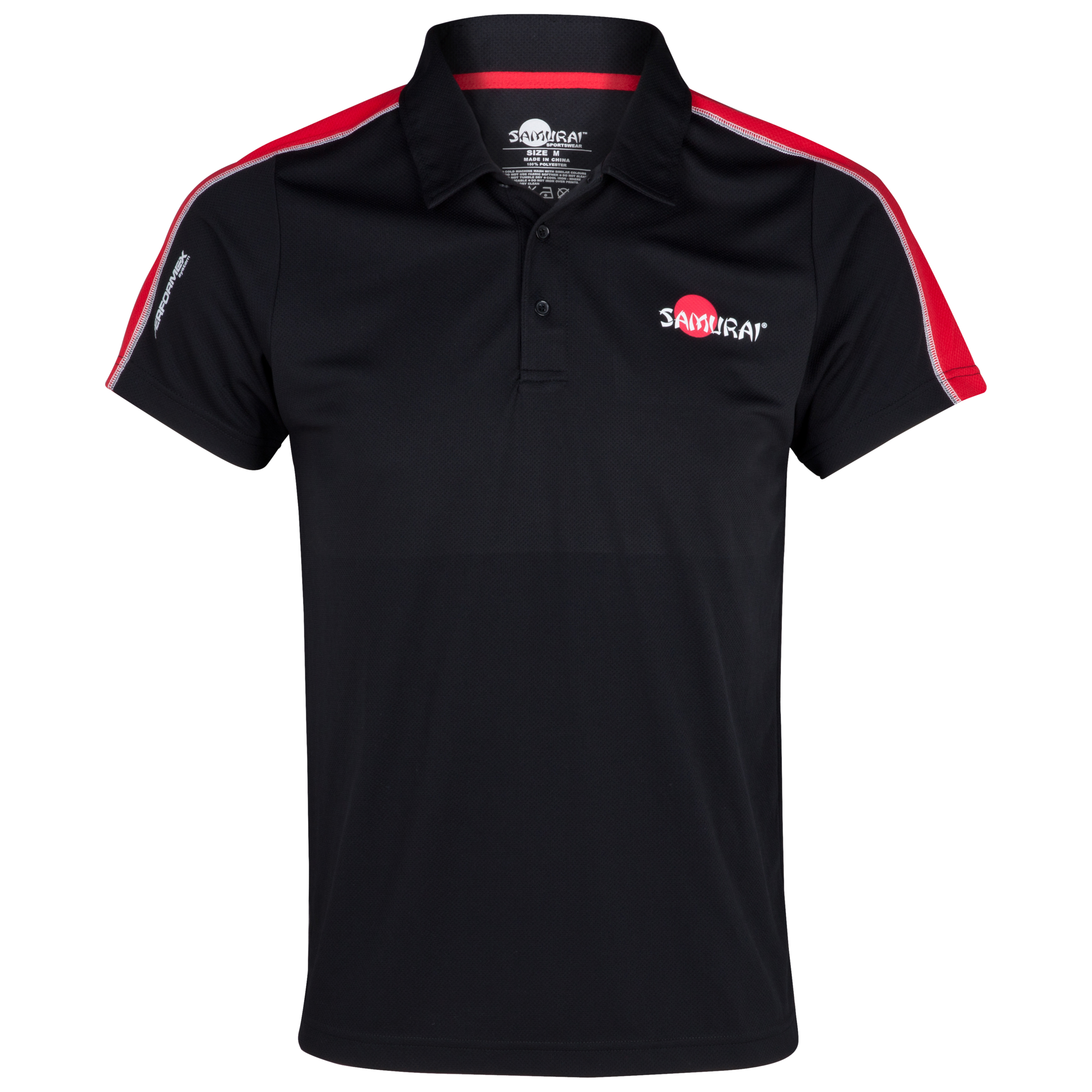Samurai Rugby Pitchside Polo - Black