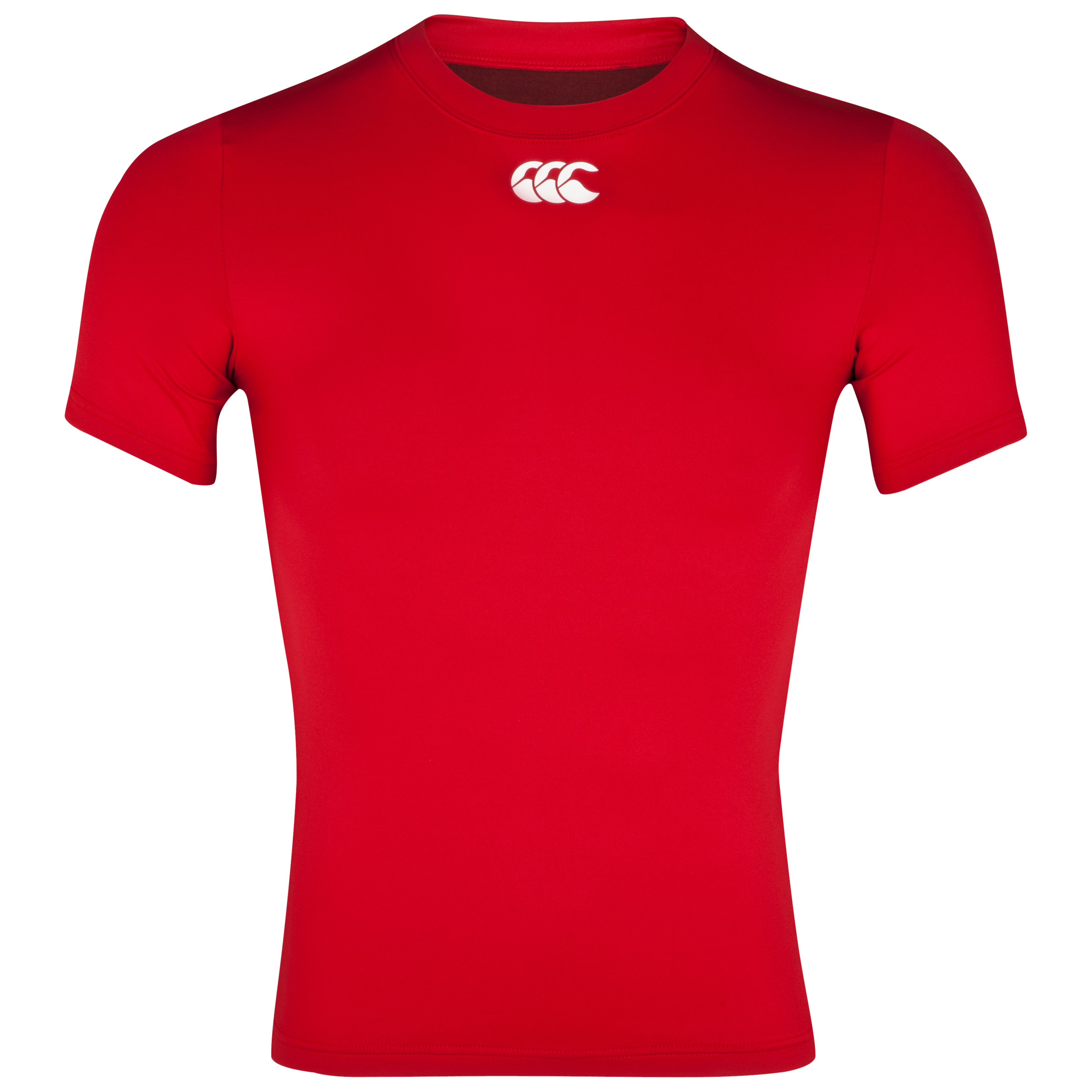 Canterbury Cold Baselayer Top - Short Sleeve - Flag Red