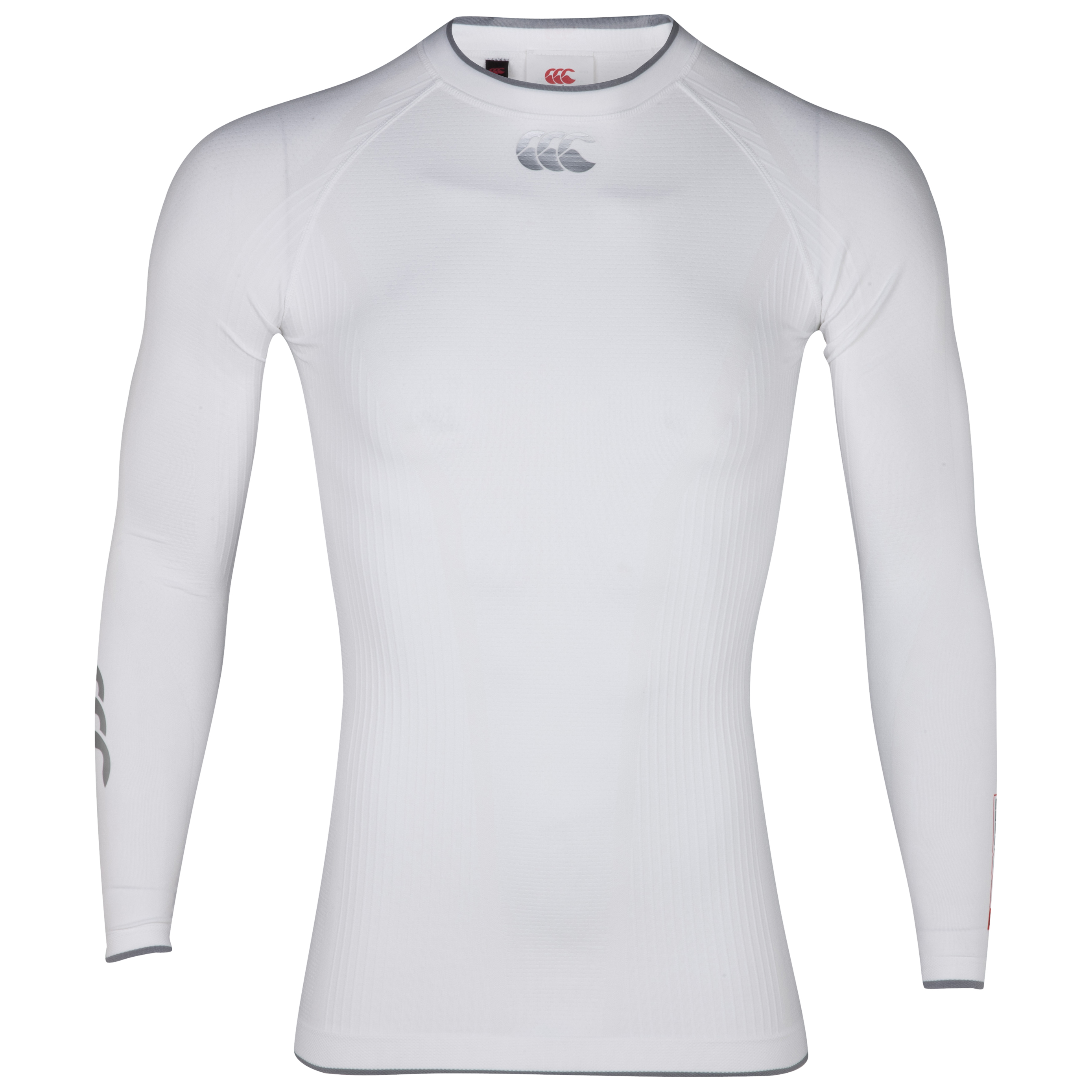 Canterbury iD Baselayer Top - Long Sleeve - White/Black