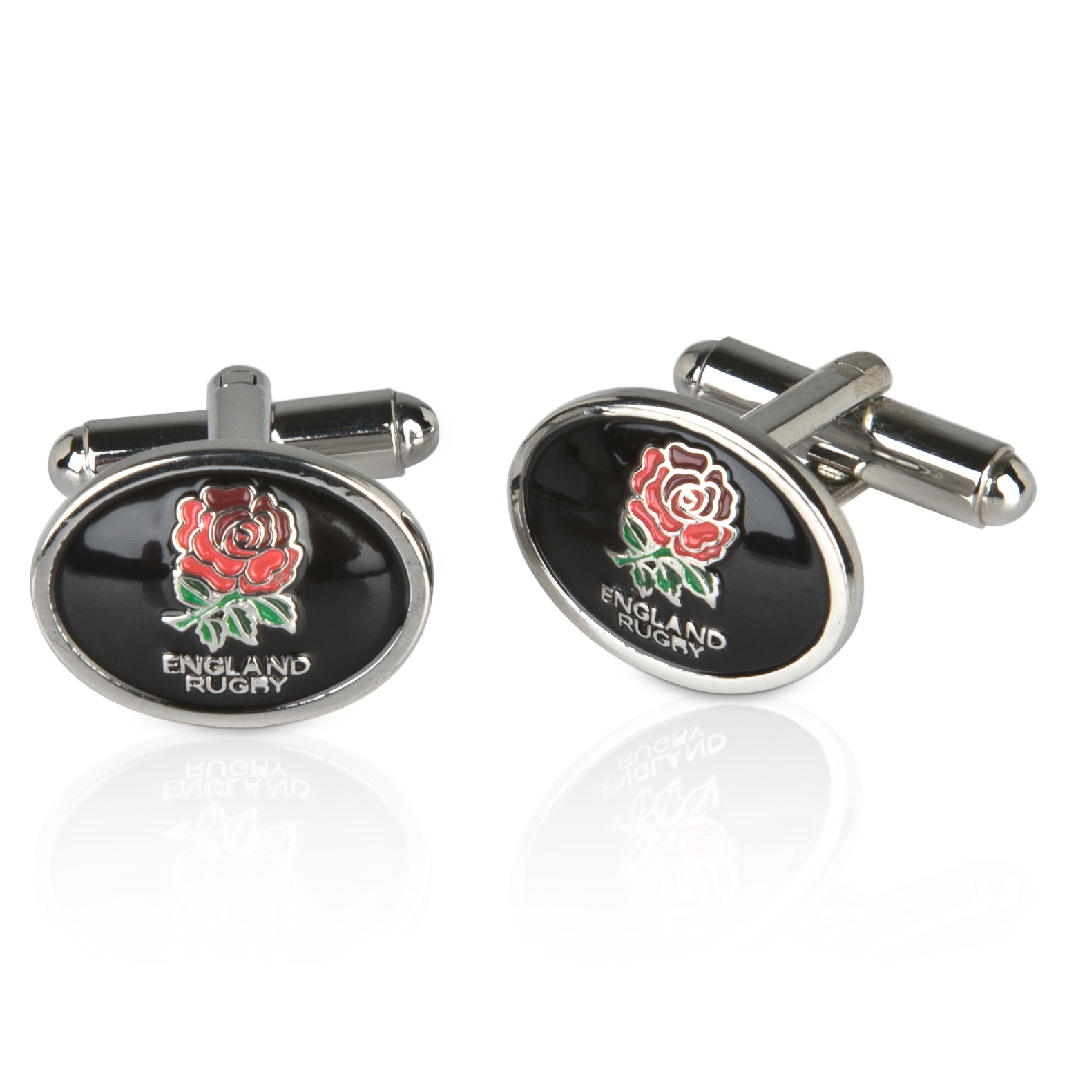 England Rugby Classic Oval Cufflinks - Navy