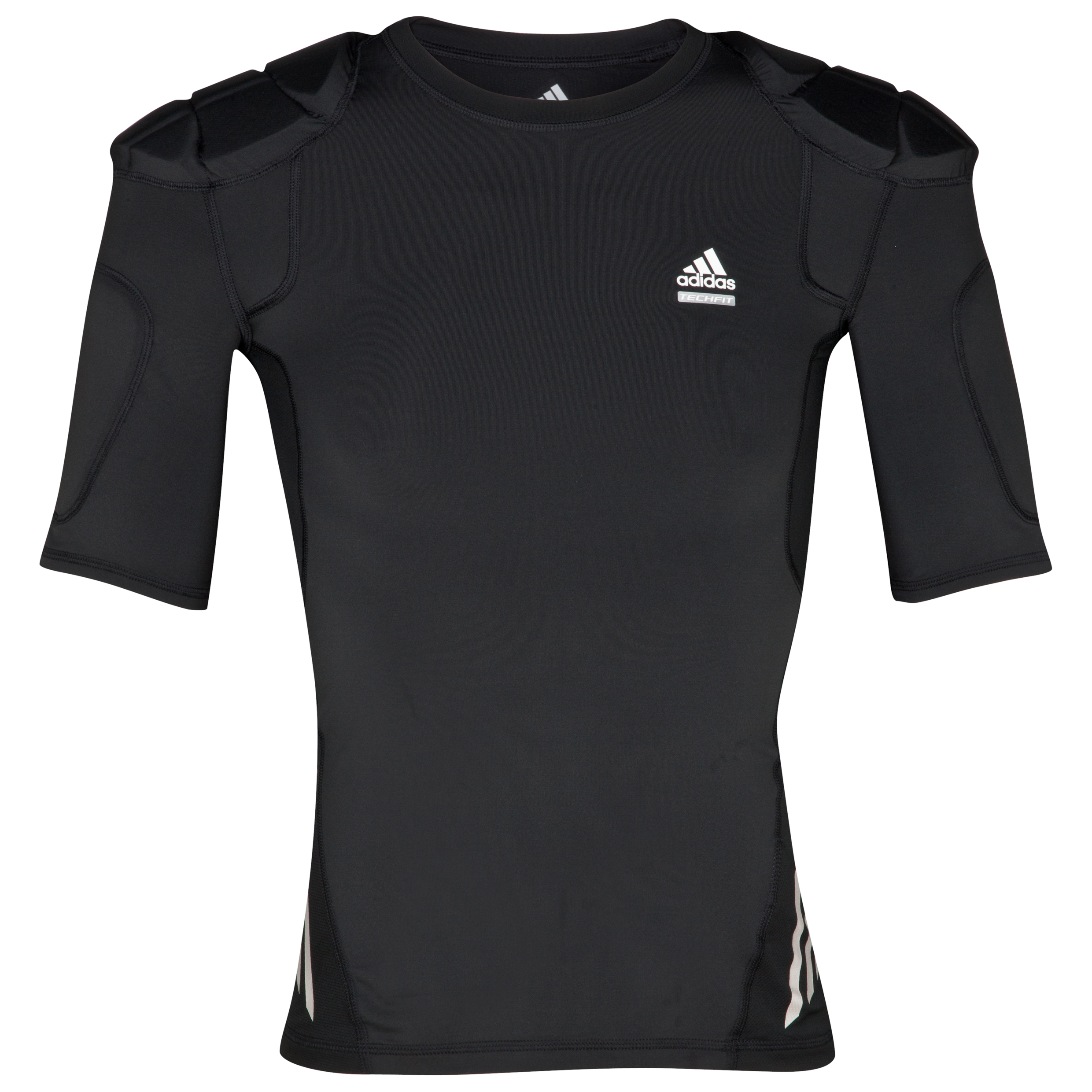 adidas Tech Fit Rugby Baselayer Protective Top - Black