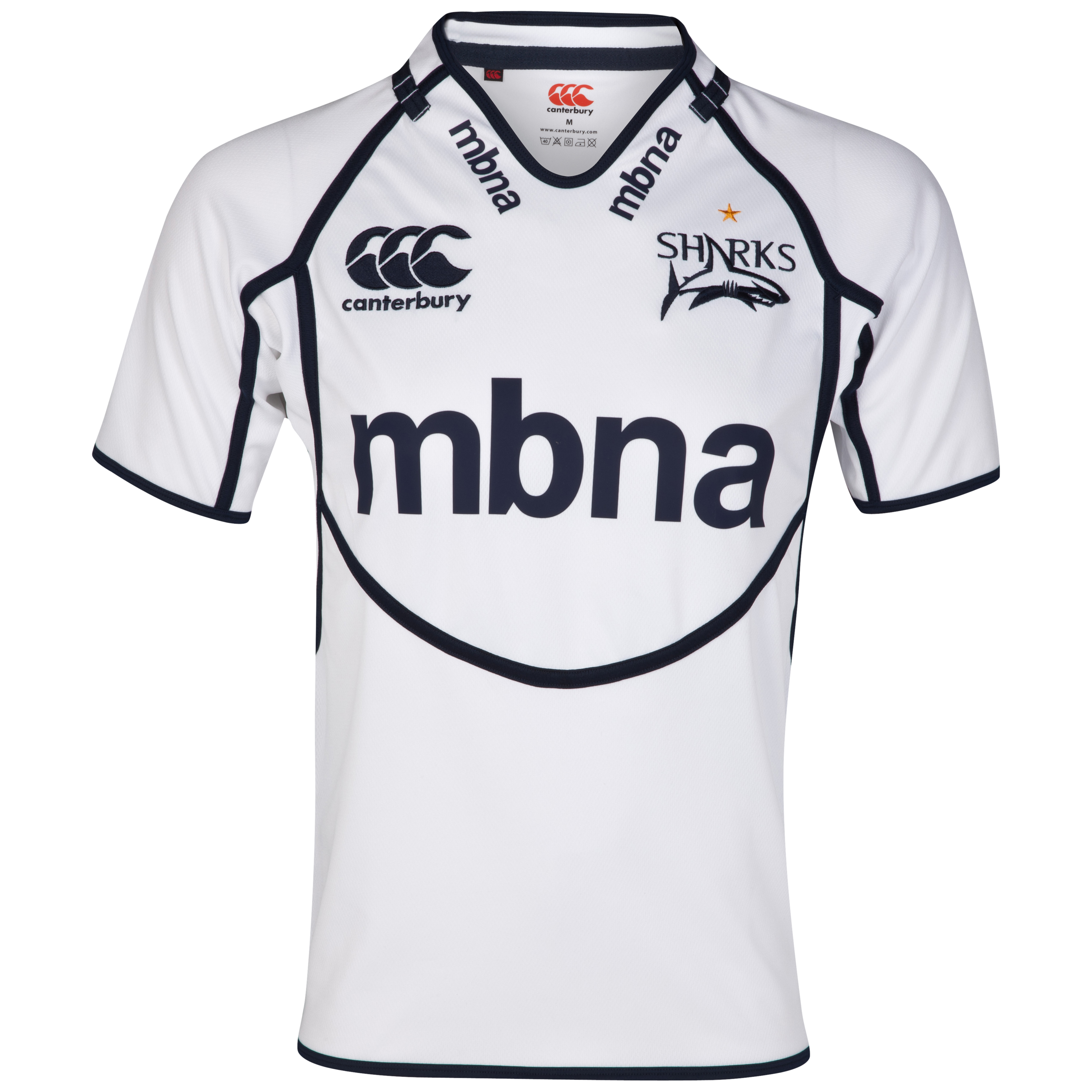 Sale Sharks Alternative Pro Shirt - White/Navy