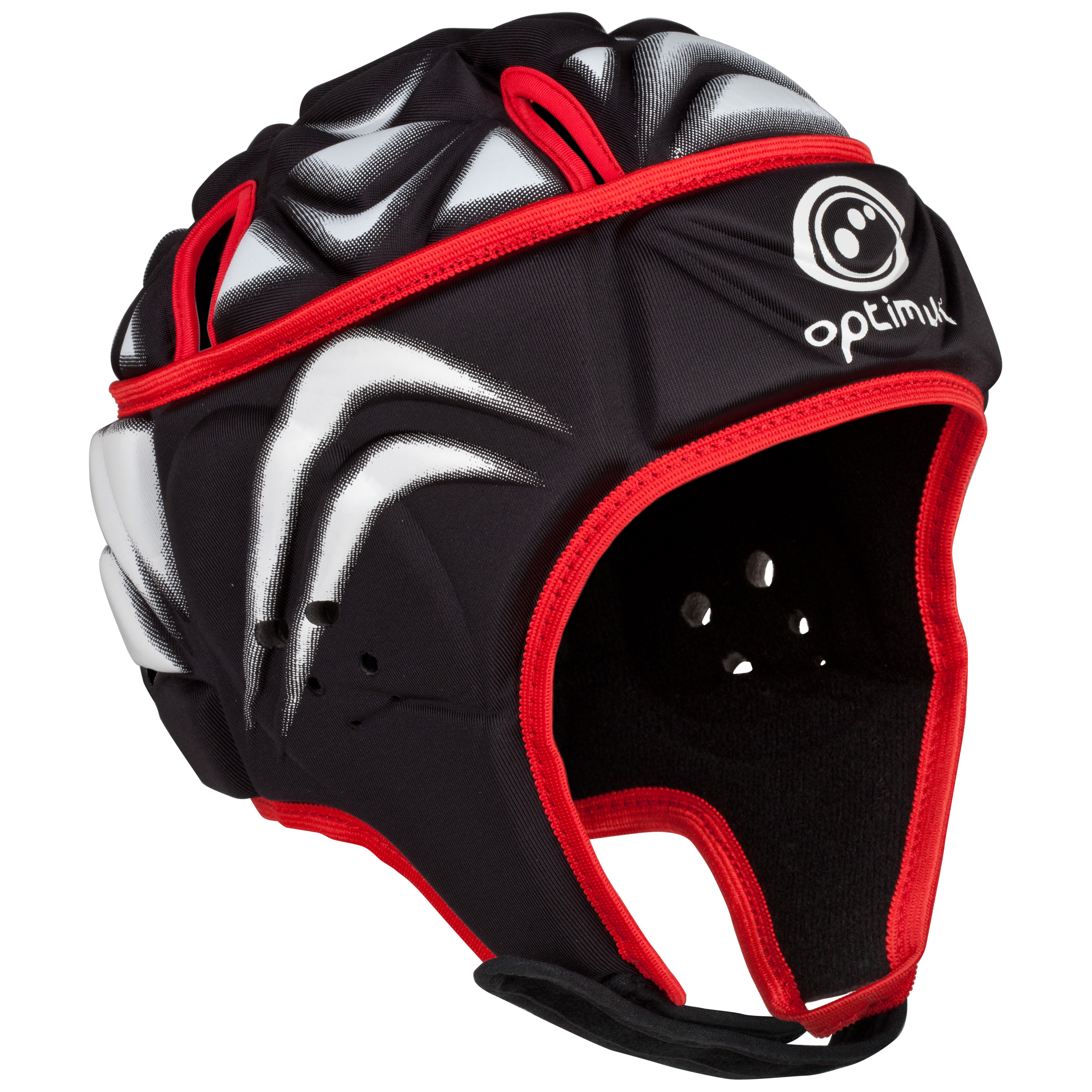 Optimum Rugby Blitz Extreme Headguard - Black/Red