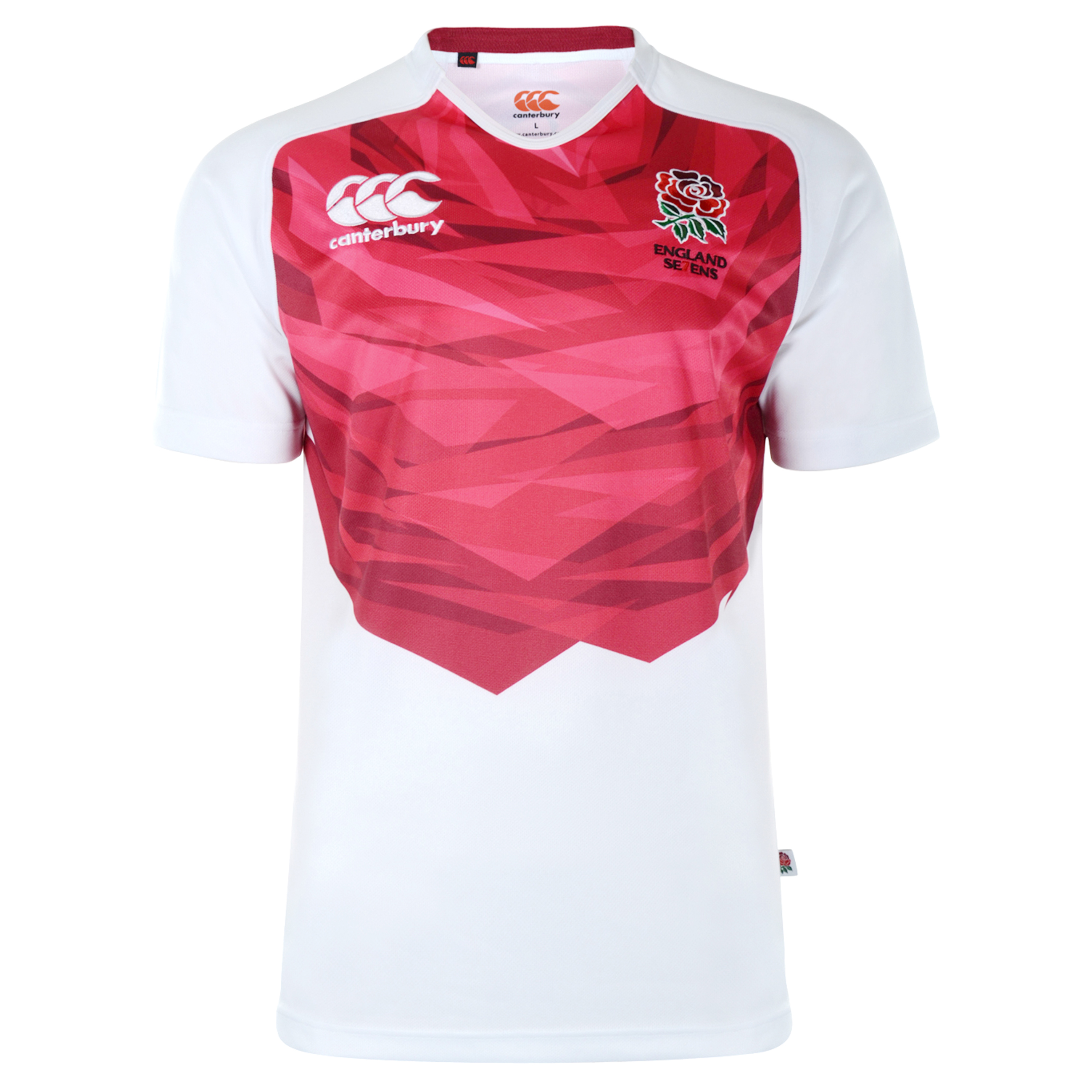 England Home 7'S Rugby Pro Shirt 2012/13 S/S