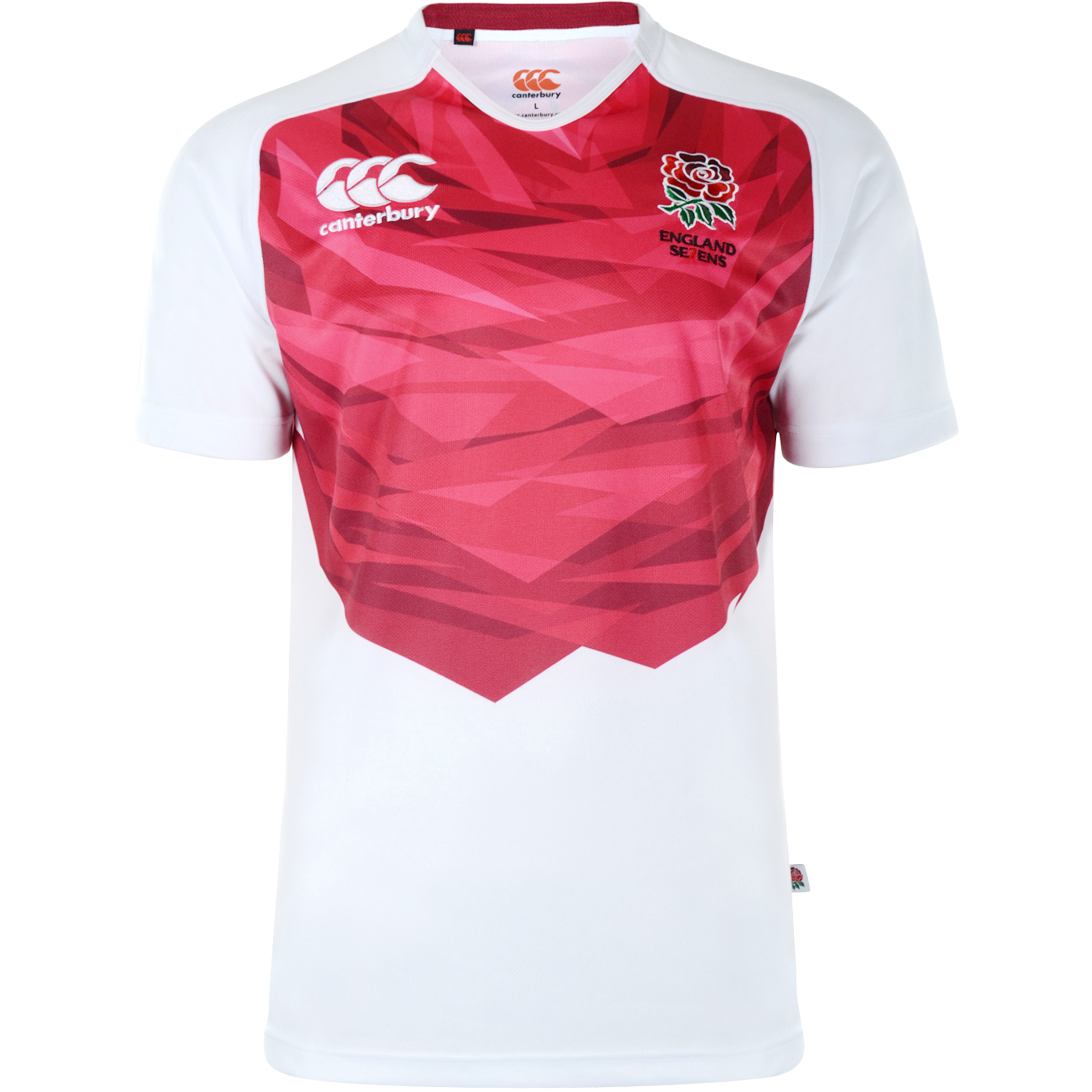 England Home 7'S Rugby Pro Shirt 2012/13 S/S - Kids