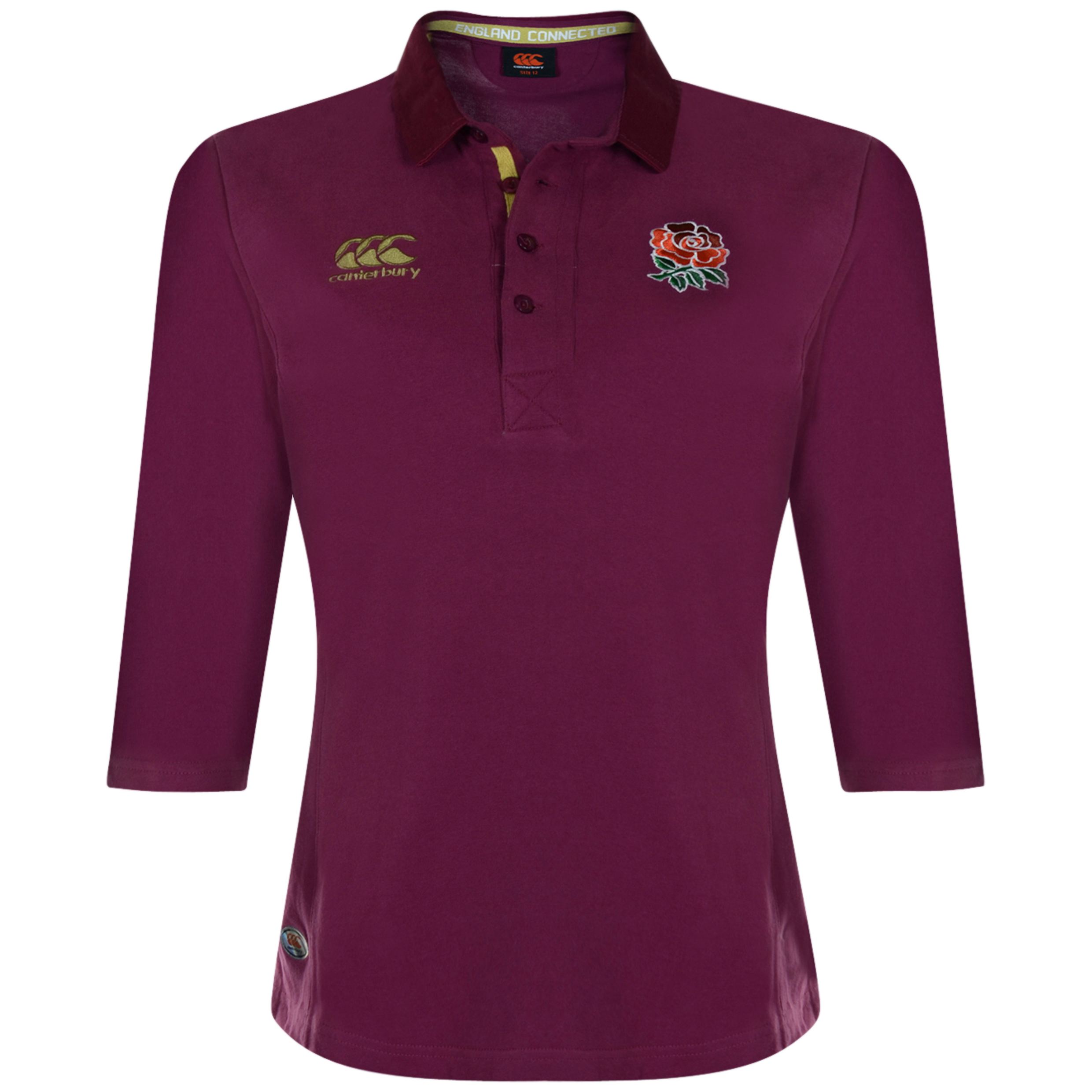 England Alternate Classic 3/4 Sleeve Shirt 2012/13 - Womens