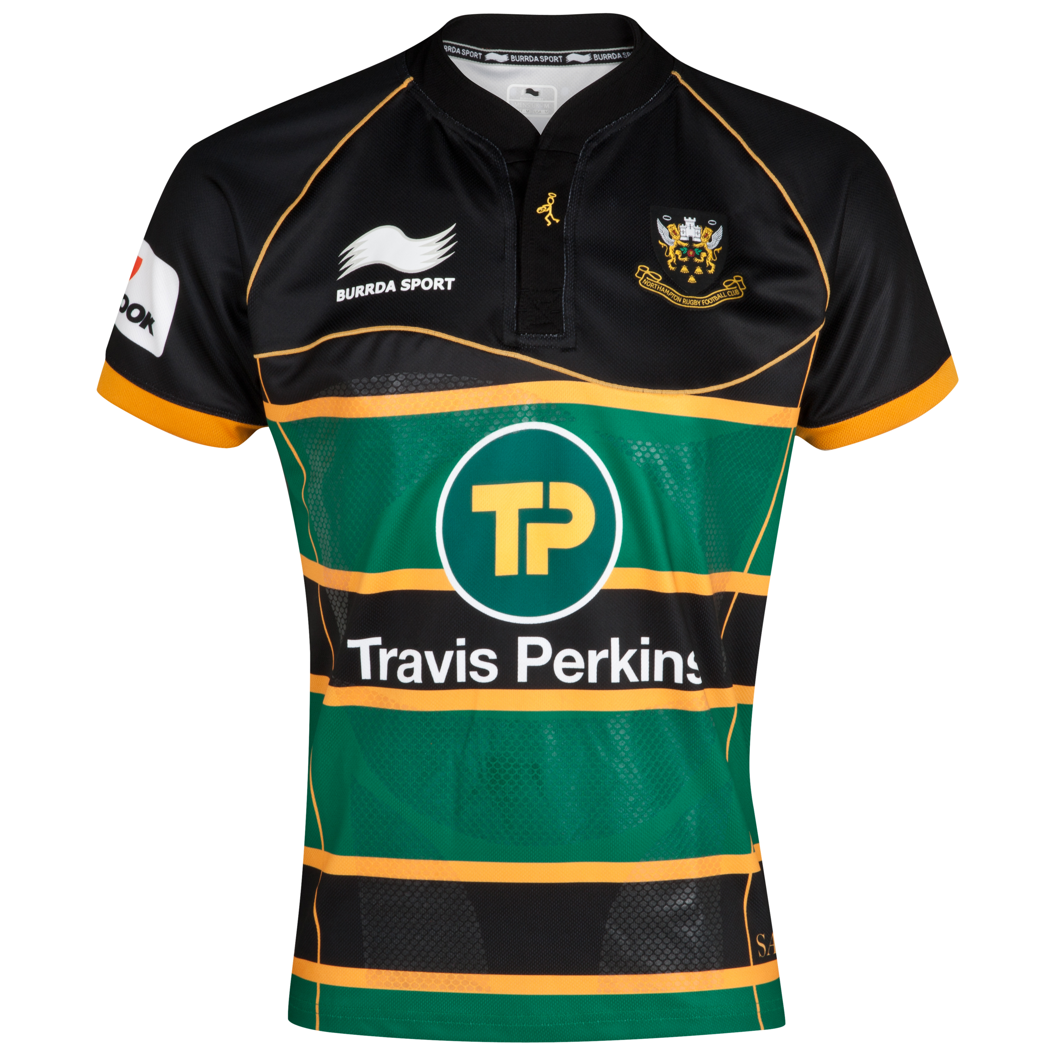 Northampton Saints Home Match Day Rugby Shirt 2012/13