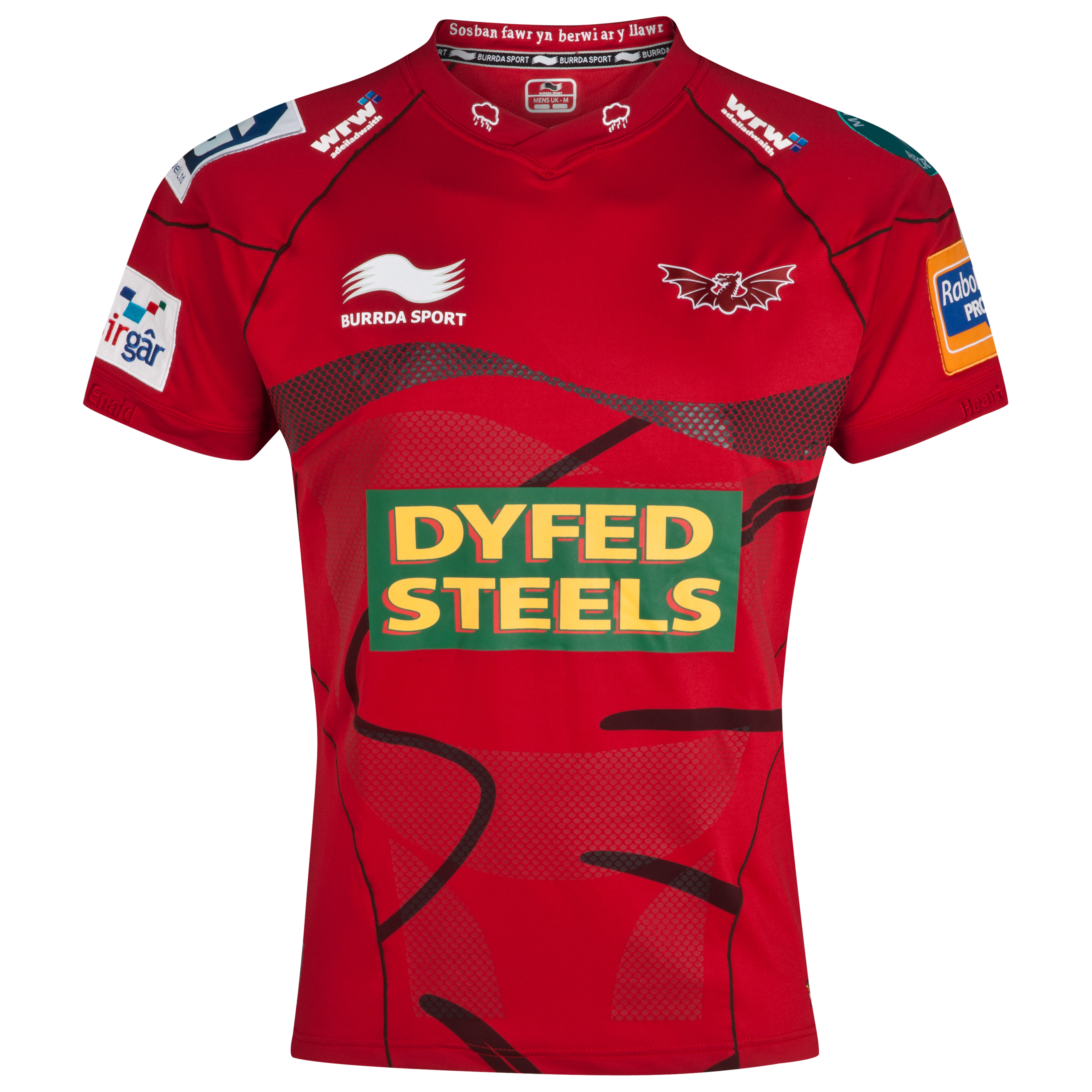 Llanelli Scarlets Home Match Day Rugby Shirt 2012/13