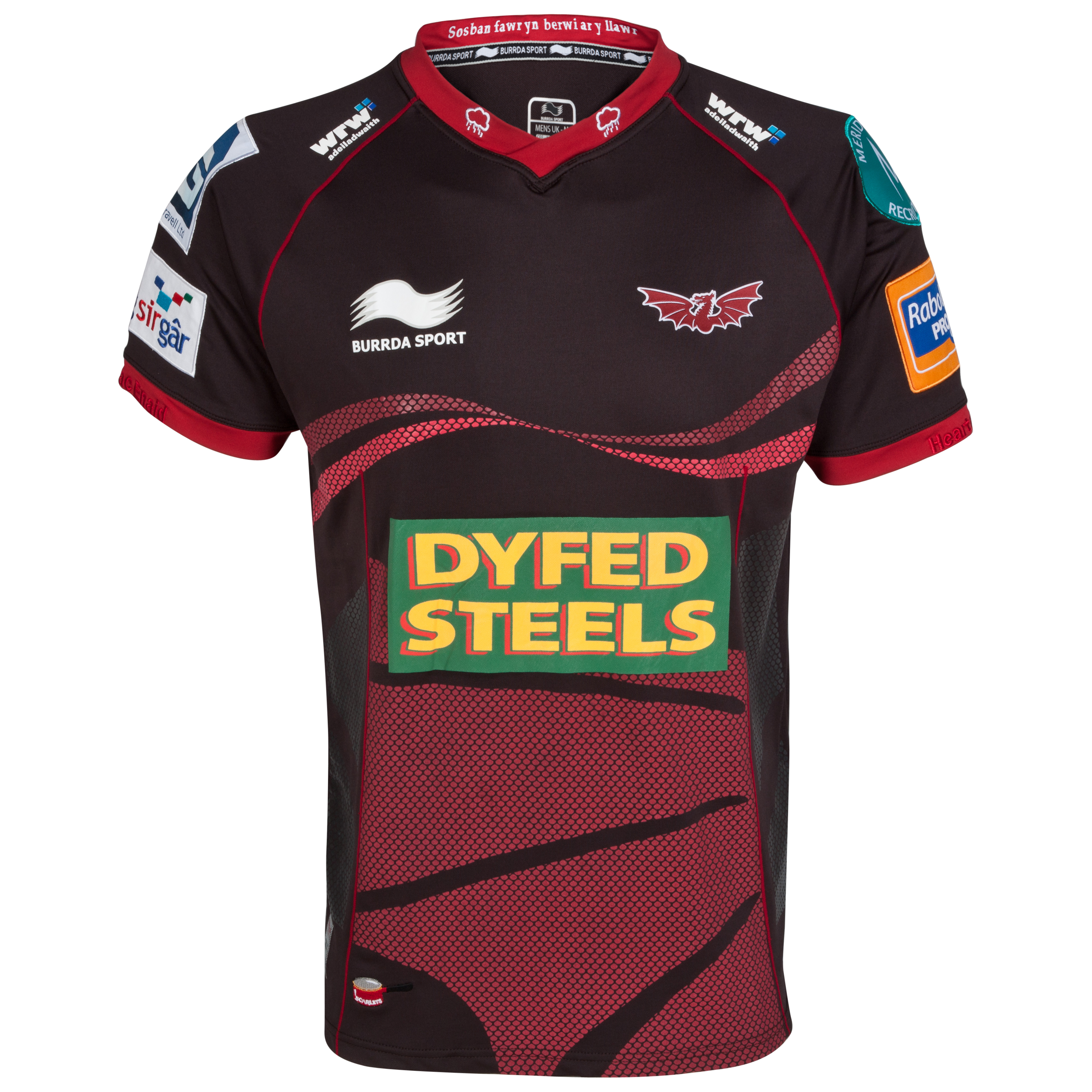 Llanelli Scarlets Away Match Day Rugby Shirt 2012/13