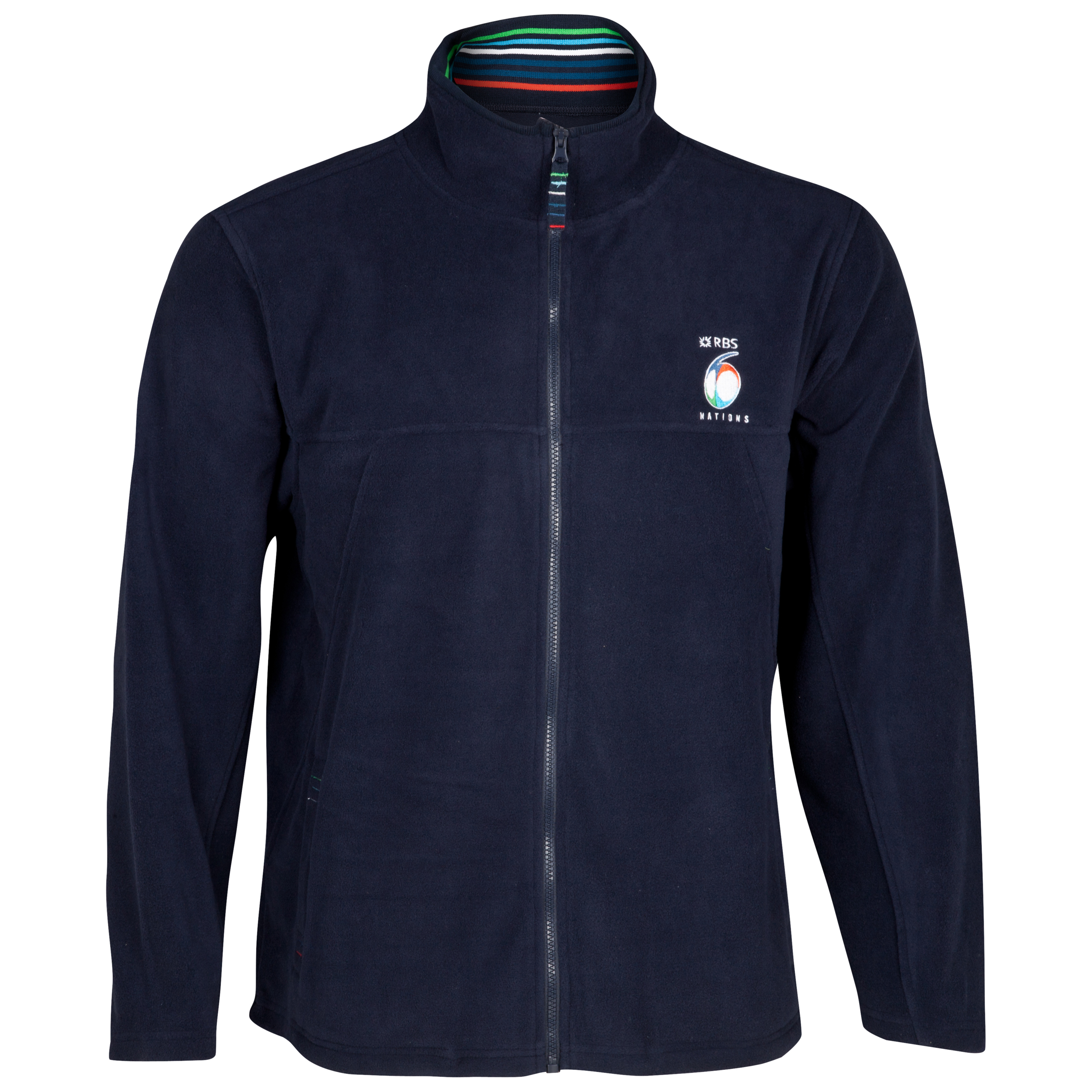 RBS 6 Nations Zip Through Micro Fleece - Navy