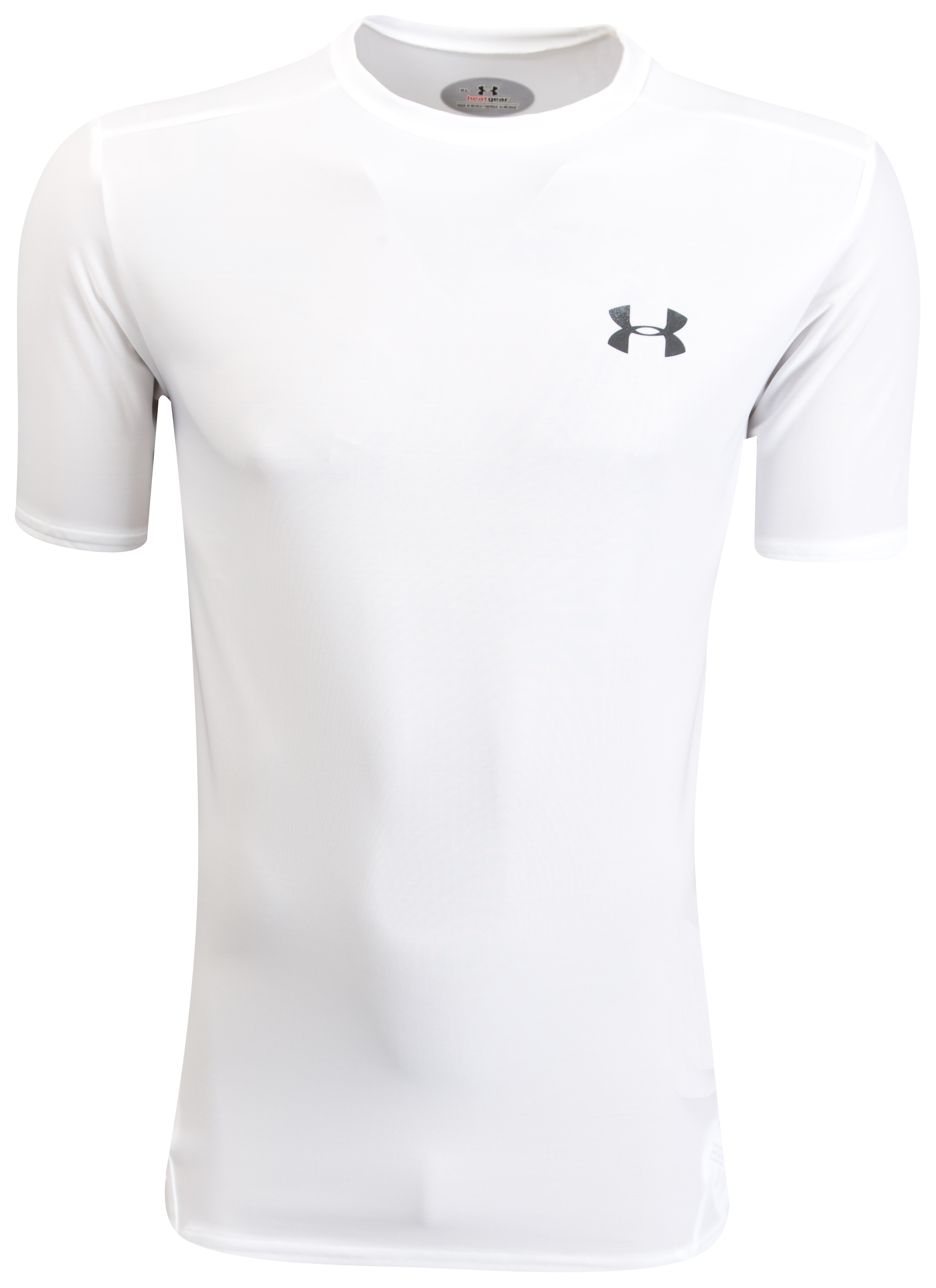 UnderArmour HeatGear Full T-Shirt - White/Black