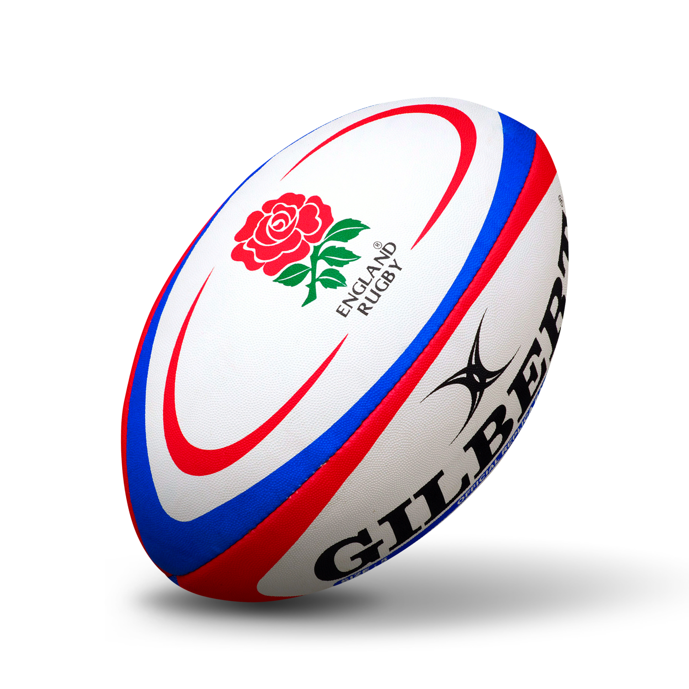 Gilbert England Rugby International Replica Ball - Size