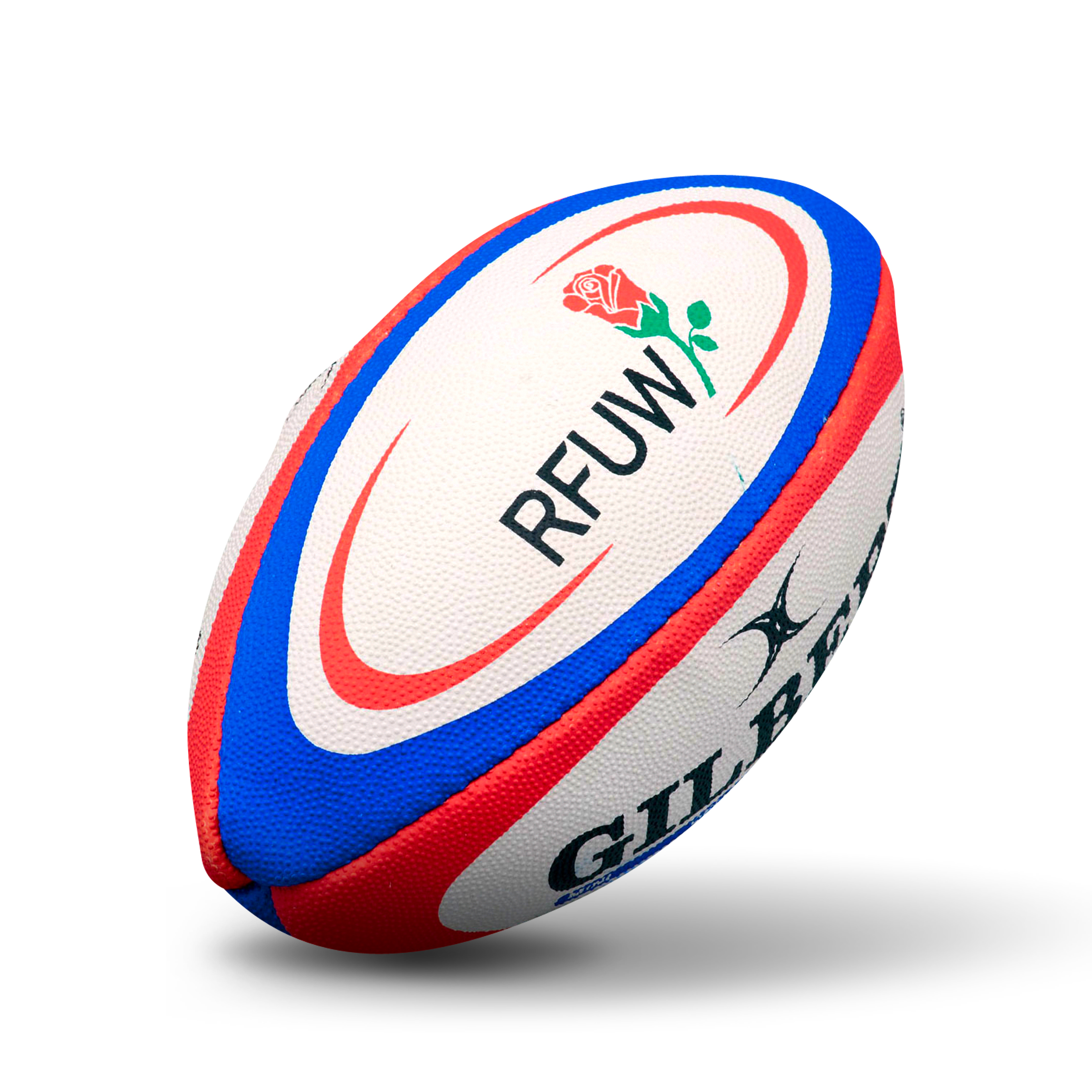 Gilbert England Rugby Mini Ball - White/Red