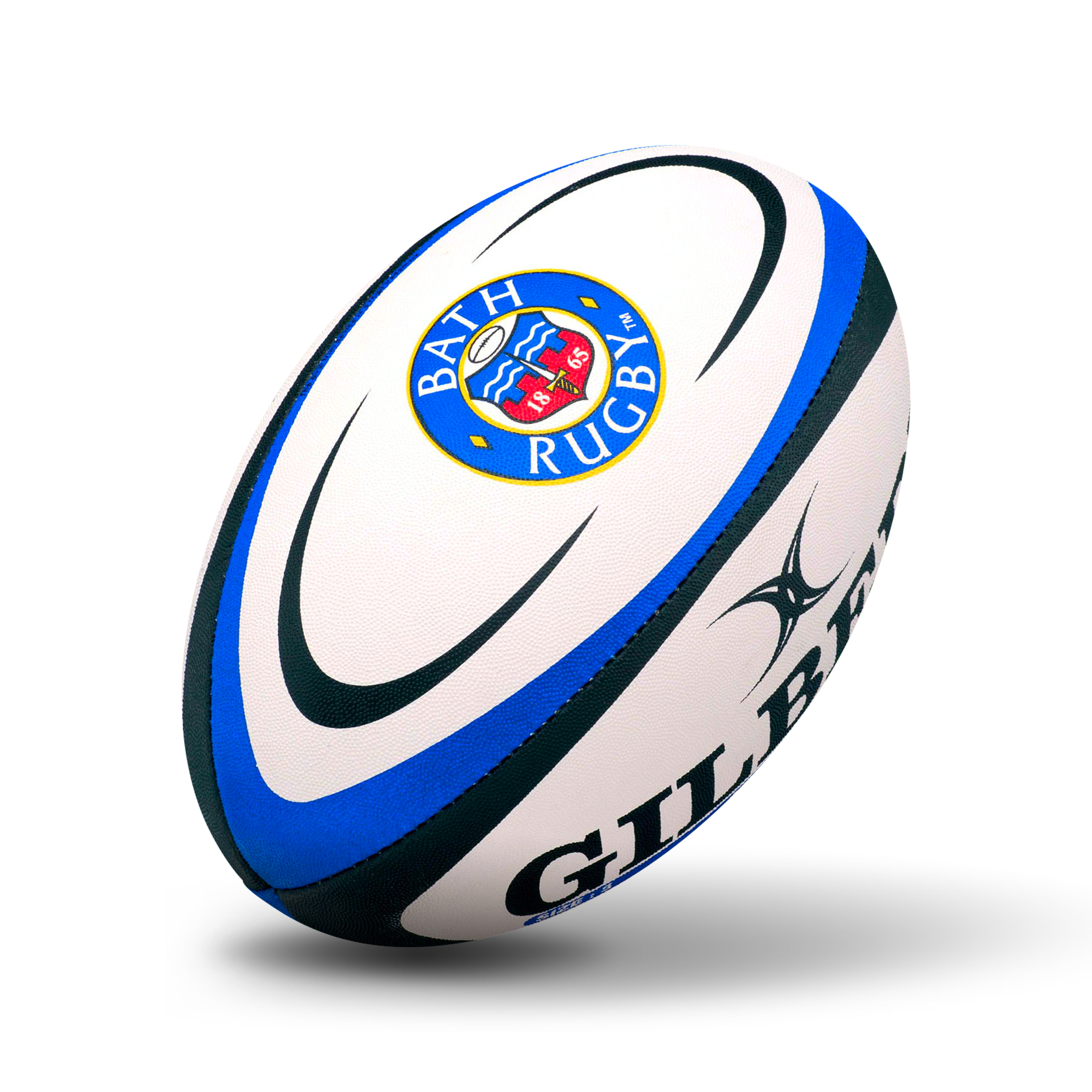 Gilbert Bath Rugby Ball - Navy/Black - Size 5