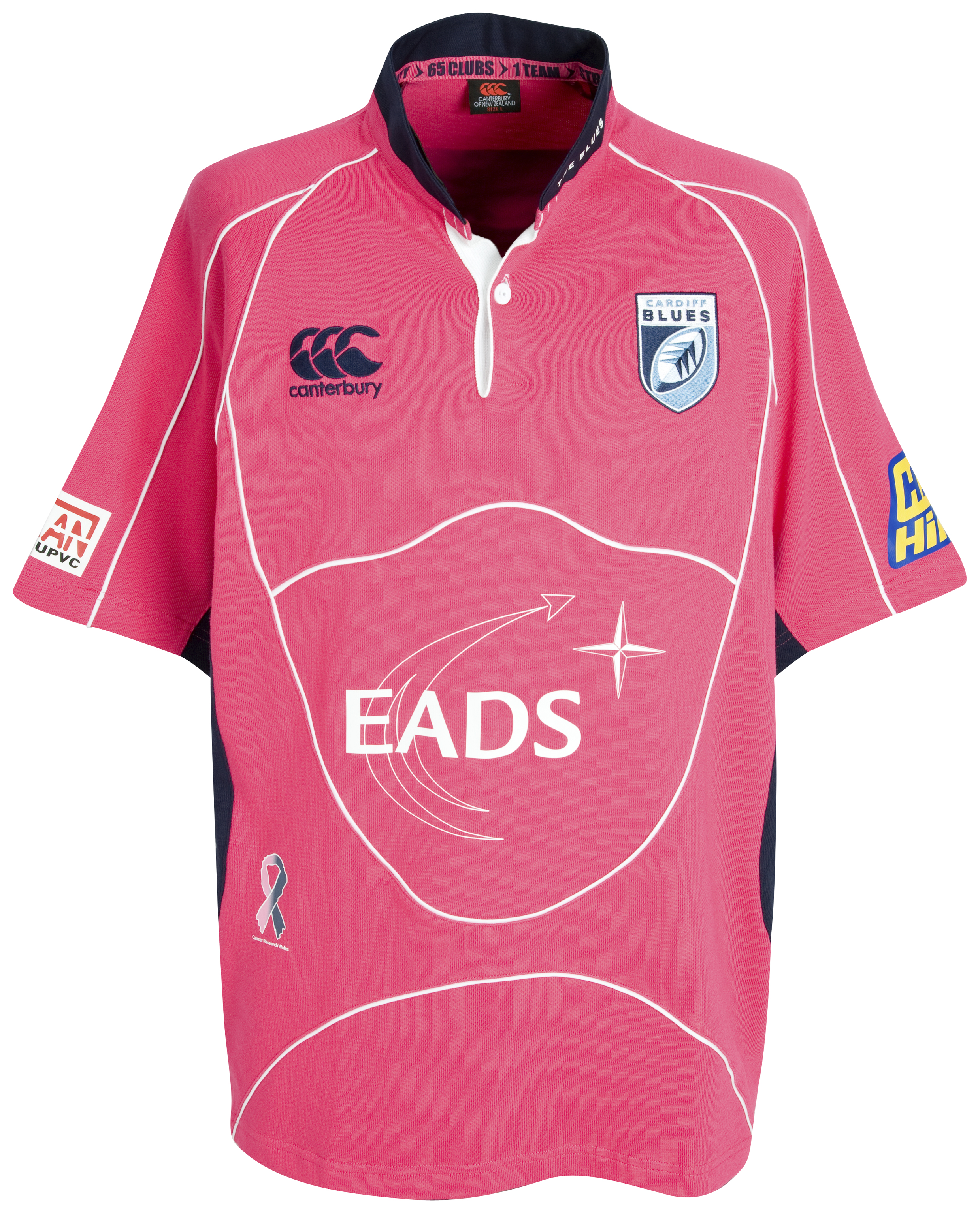 Cardiff Blues Alternative Classic Rugby Shirt 2009/10