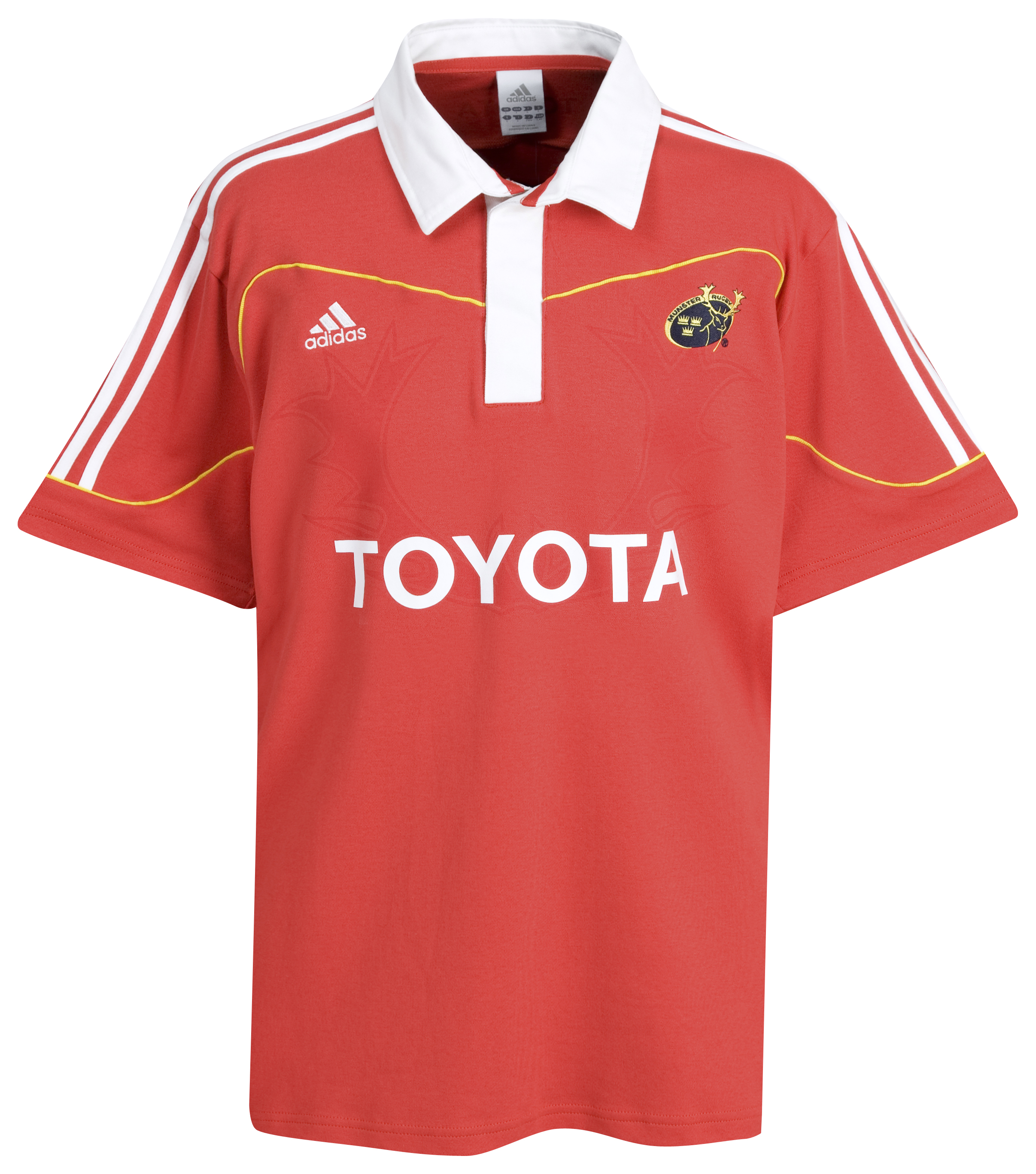 Munster Home Supporters Rugby Shirt - Collegiate Red/Wh
