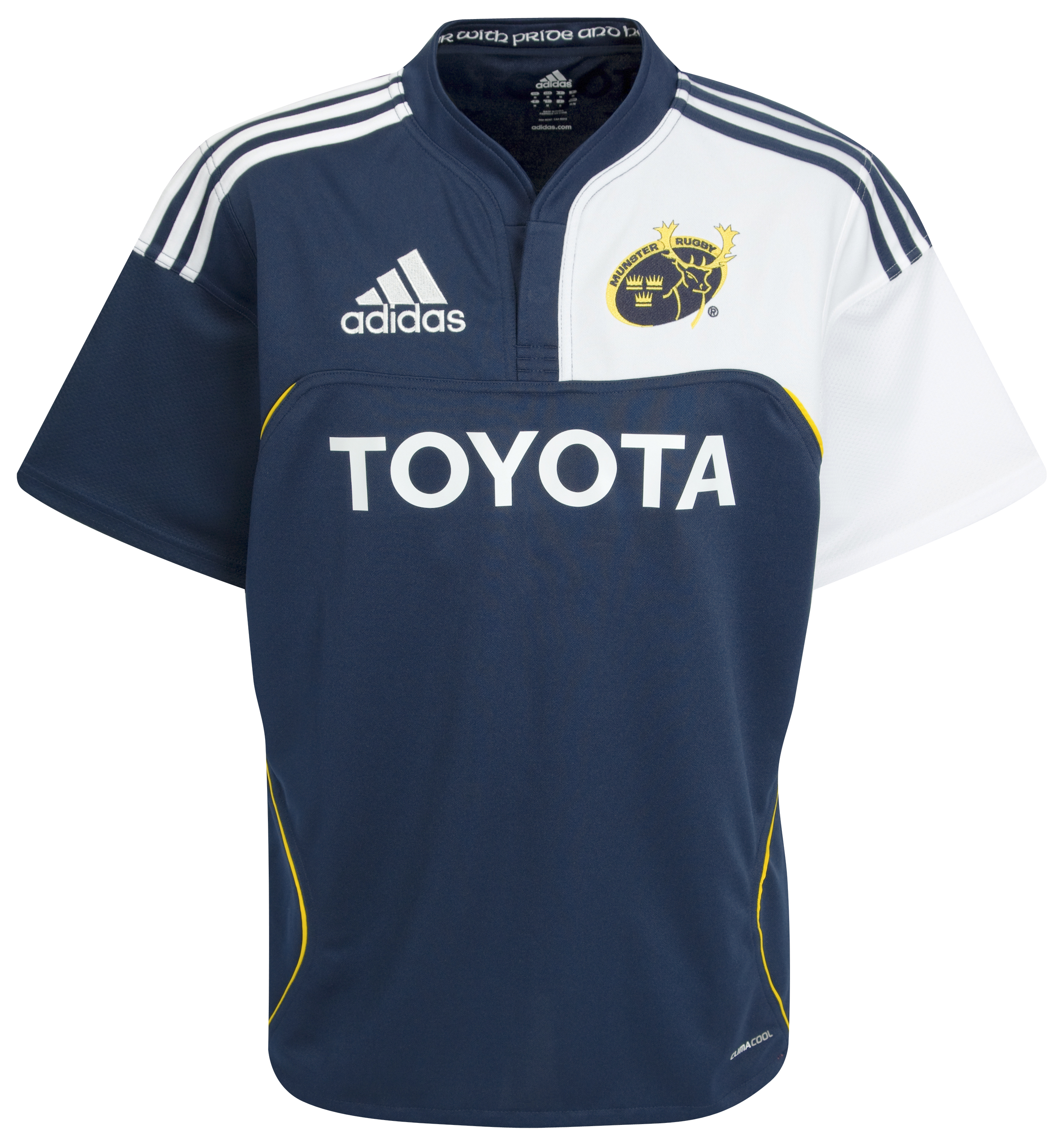 Munster Away Rugby Shirt 2009/10 - Collegiate Navy/White - Kids 