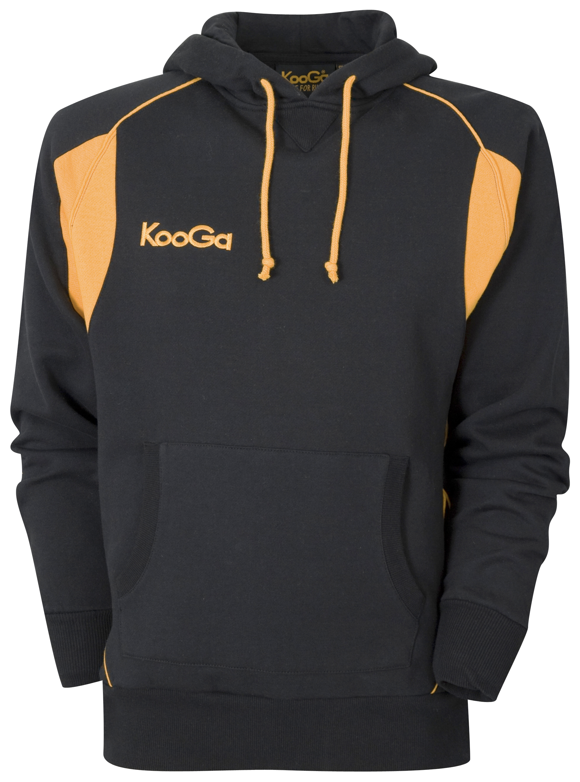 Kooga Rugby Training Hoodie - Black/Gold