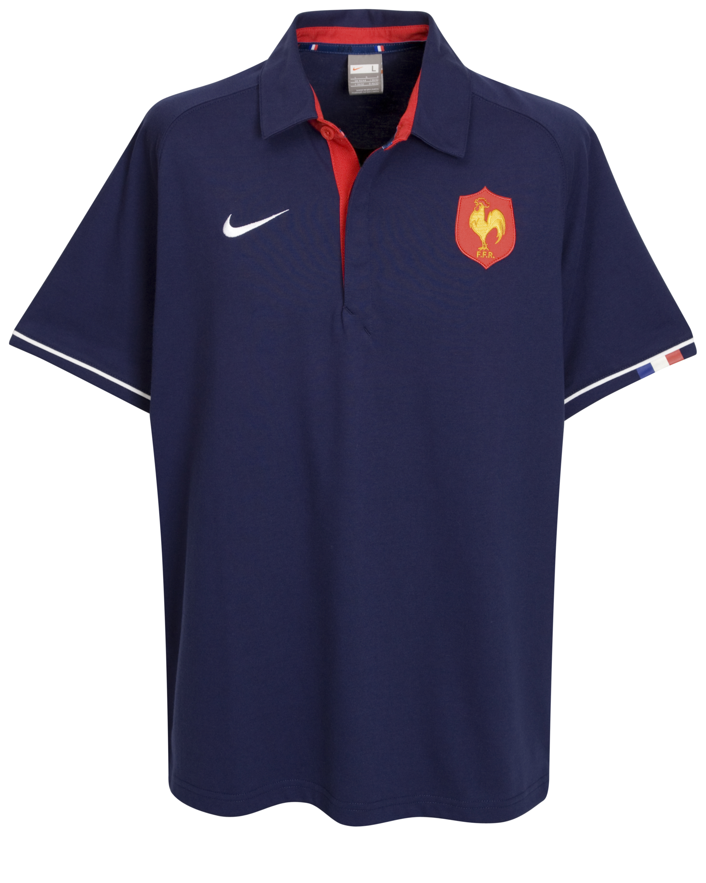 Nike France Rugby Team Polo - Binary Blue