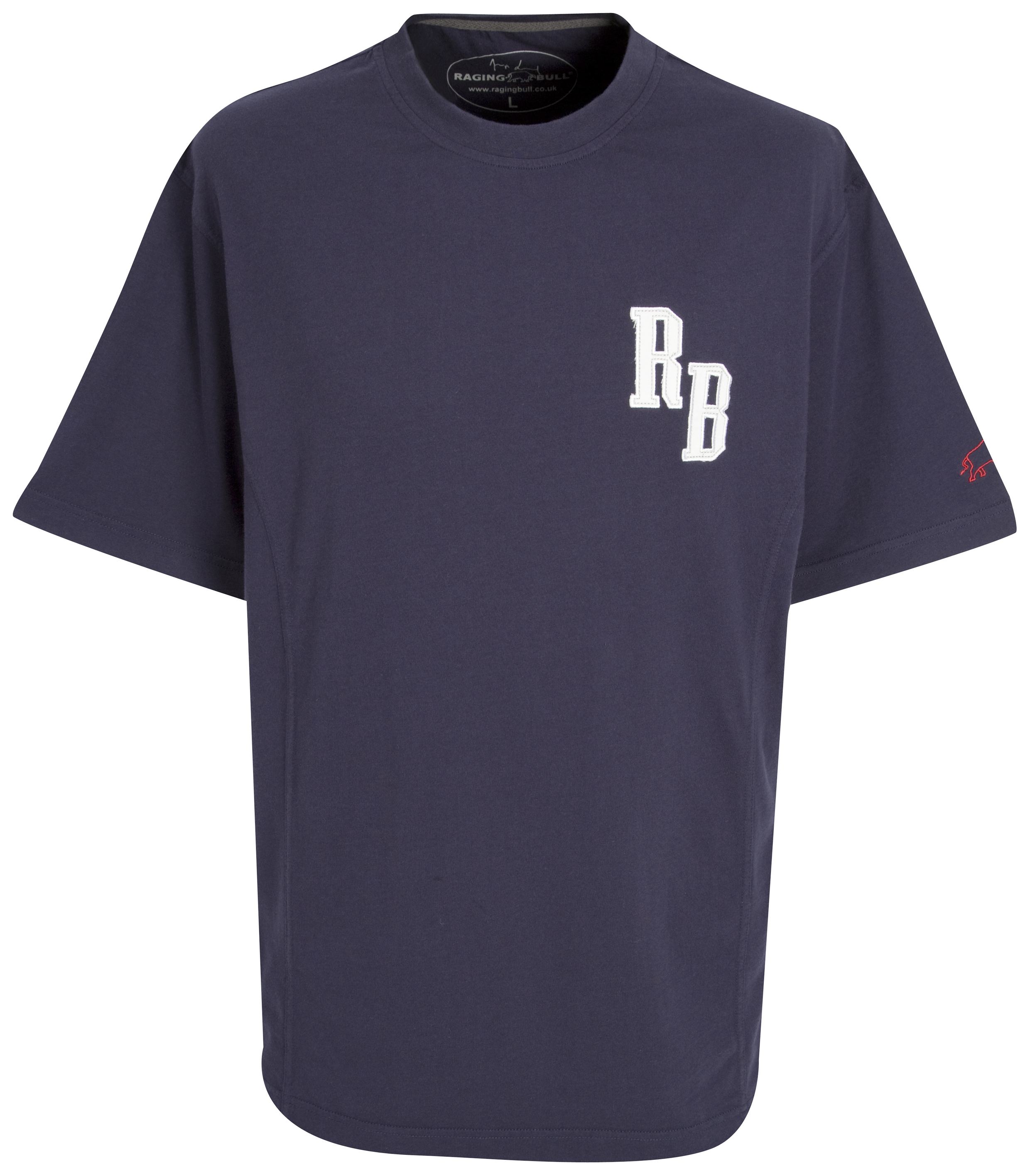 Raging Bull RB Applique T-Shirt - Denim