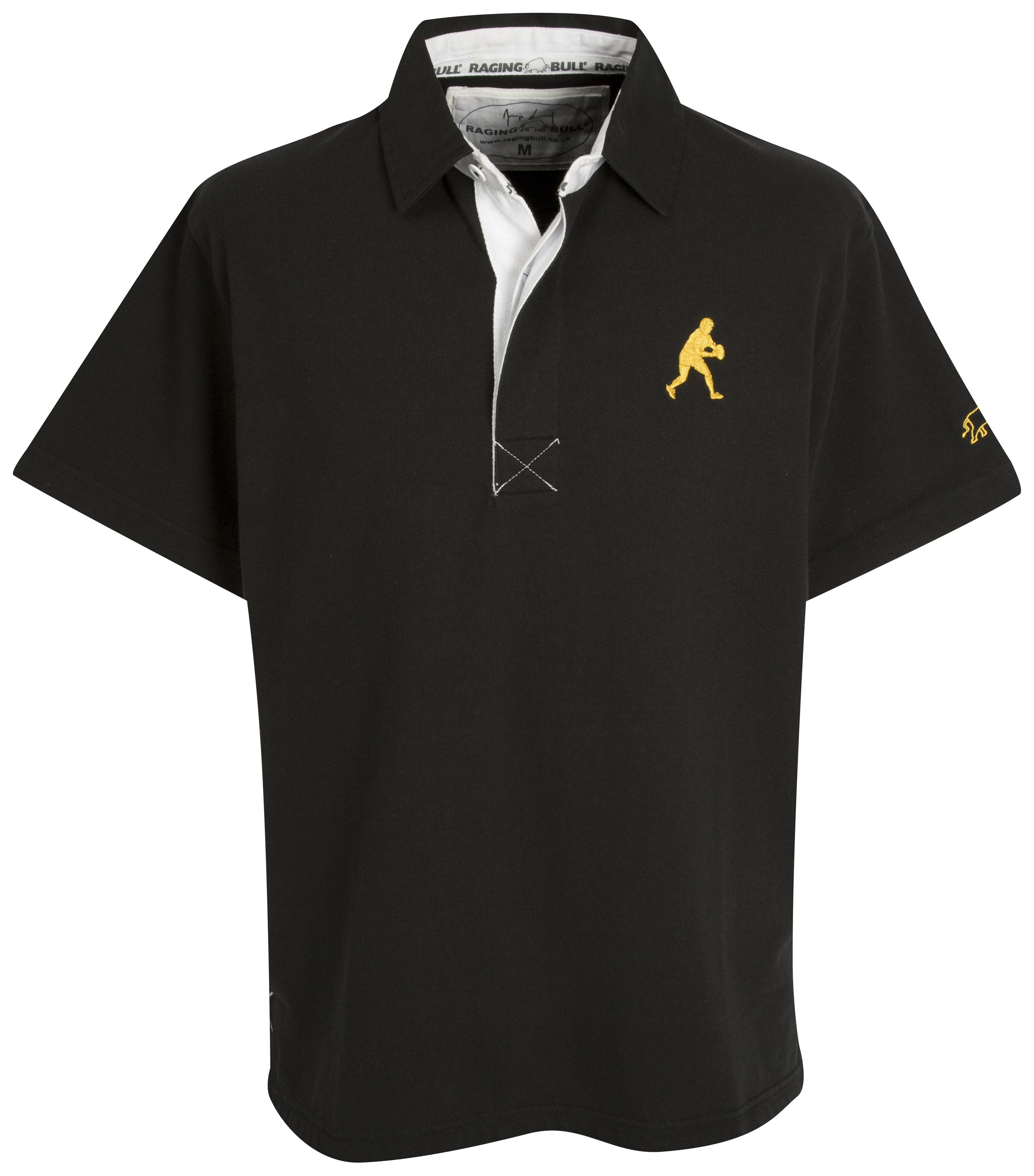 Raging Bull Signature Rugby Player Shirt - Black