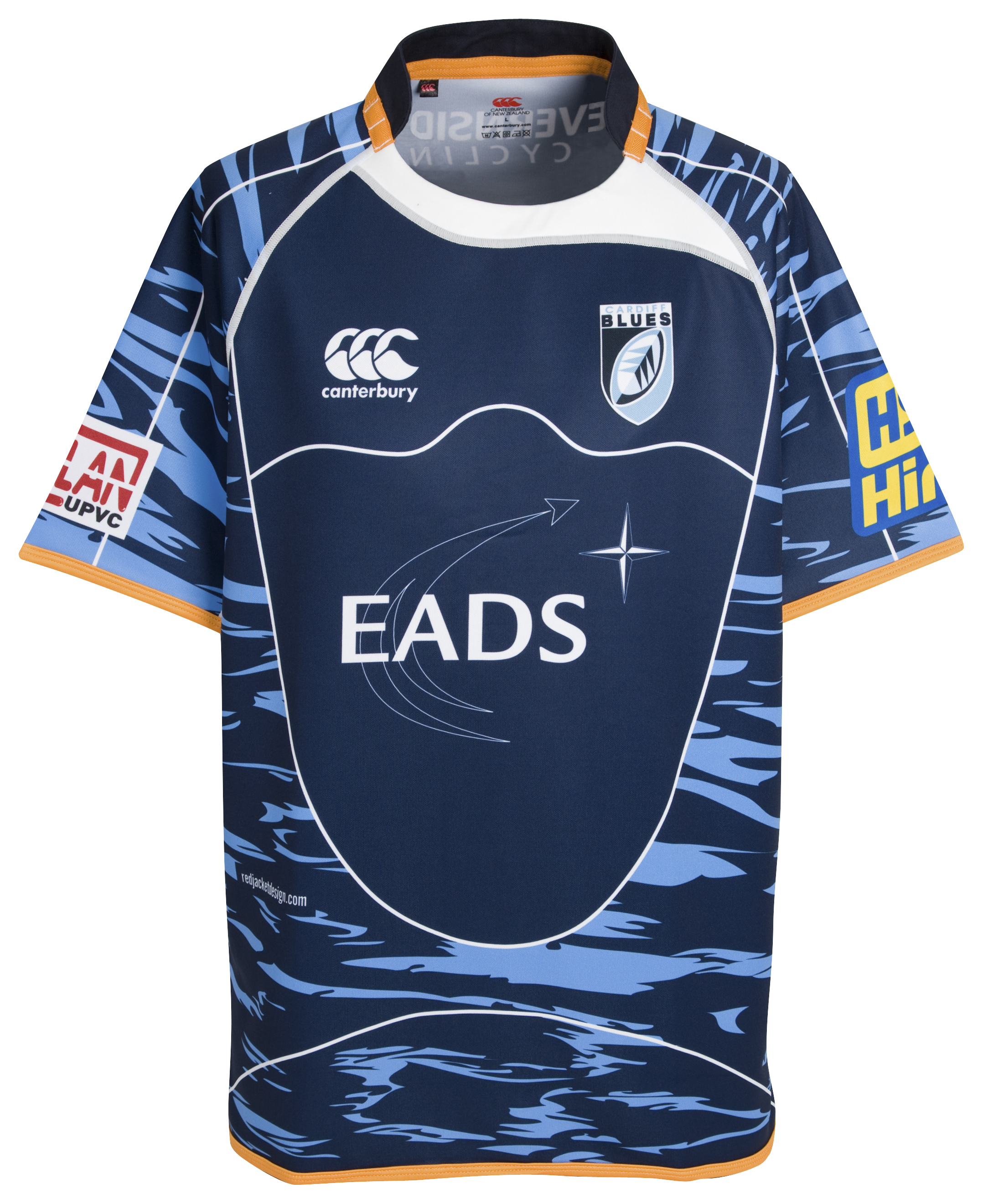 Cardiff Blues Heineken Cup Pro Rugby Shirt