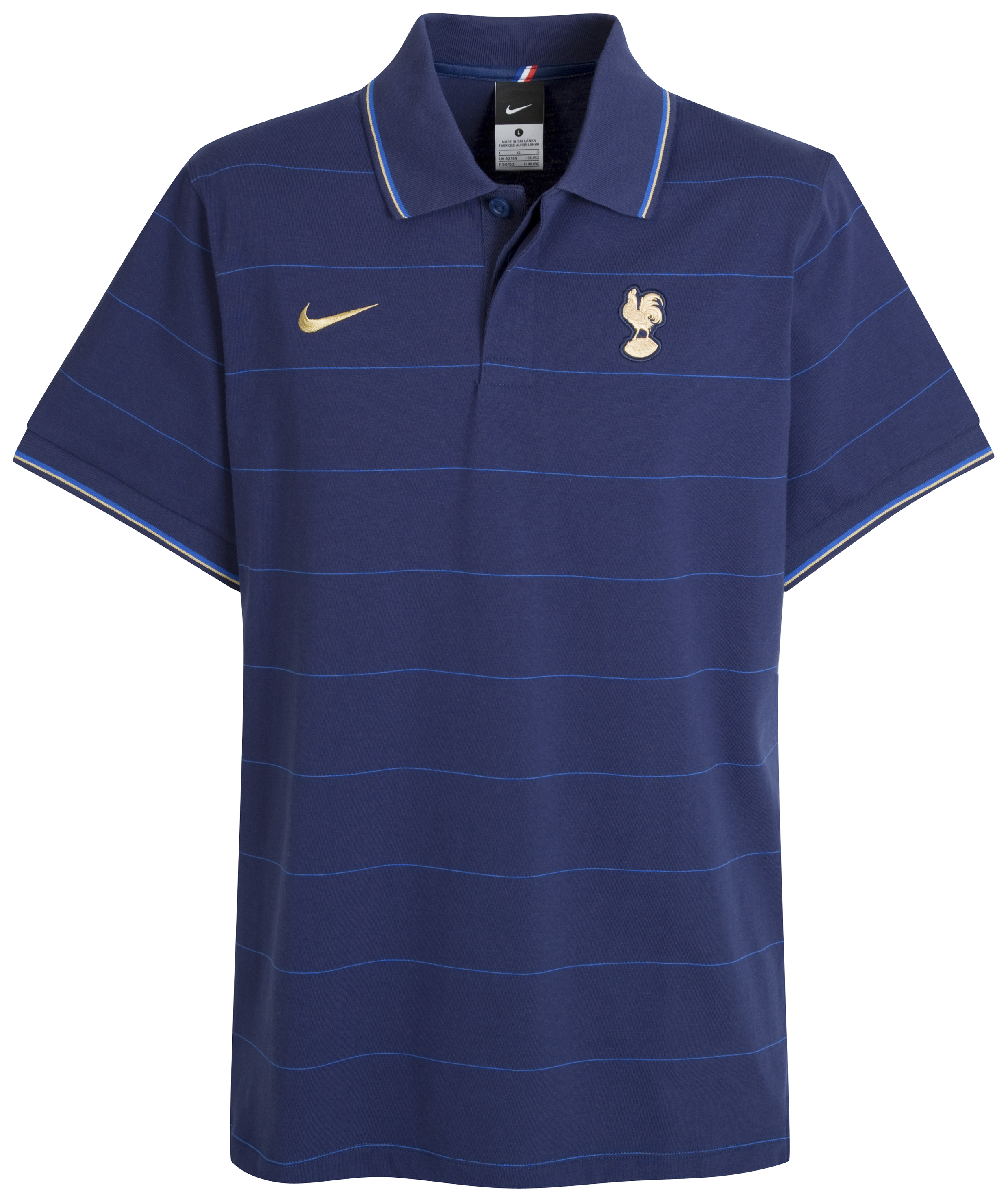 France Culture Rugby Polo Shirt - Binary Blue