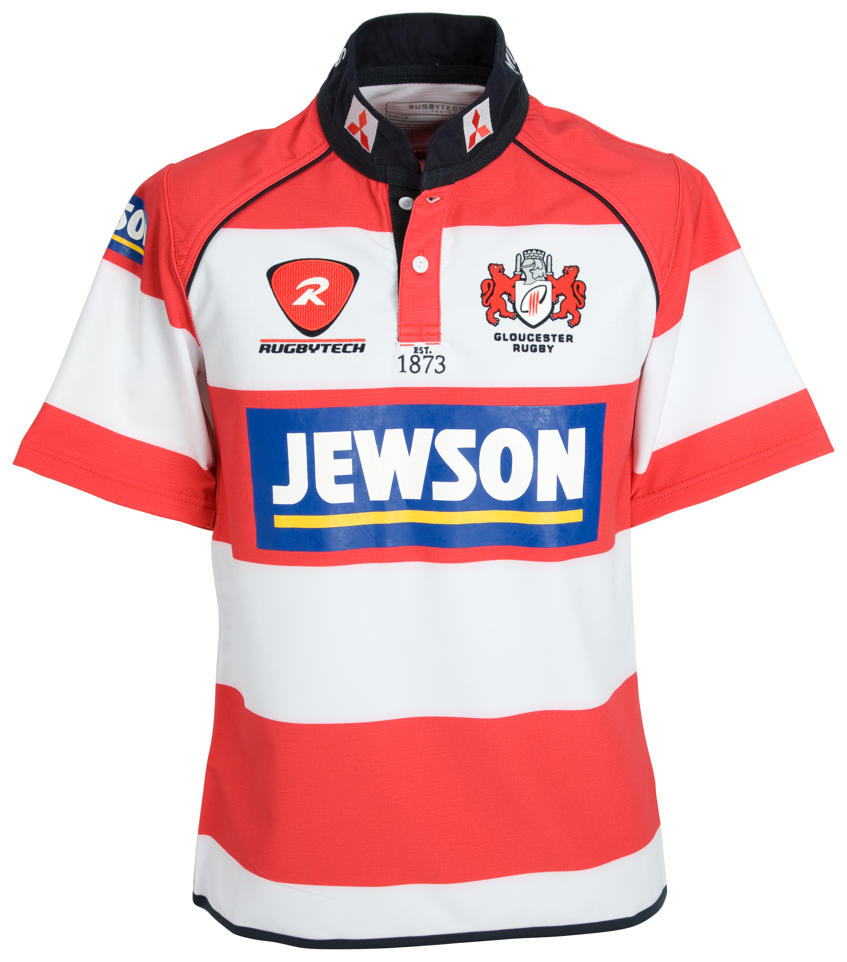 Gloucester Home Playing Rugby Shirt - Red/White