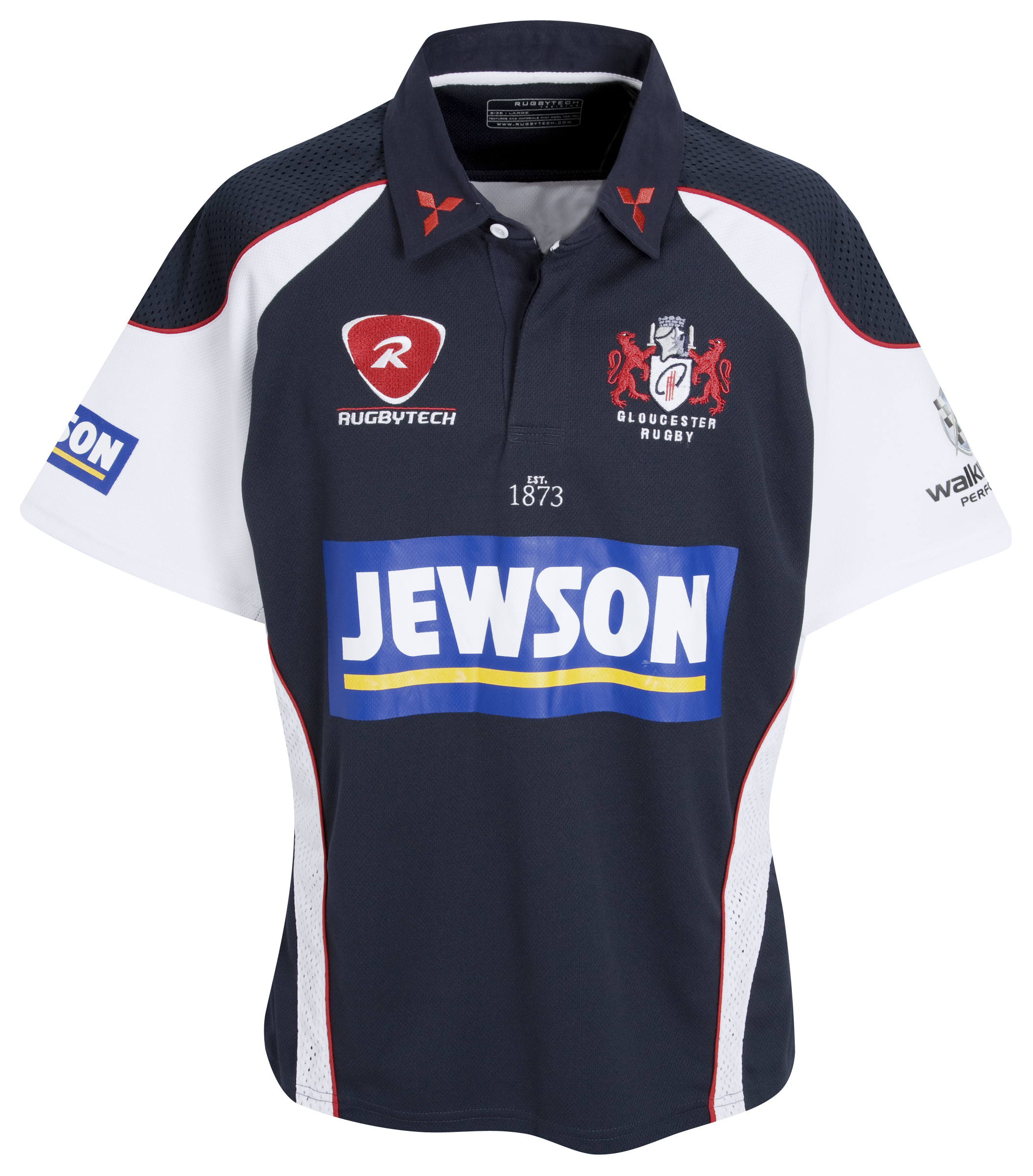 Gloucester Away Replica Rugby Shirt - Navy/White