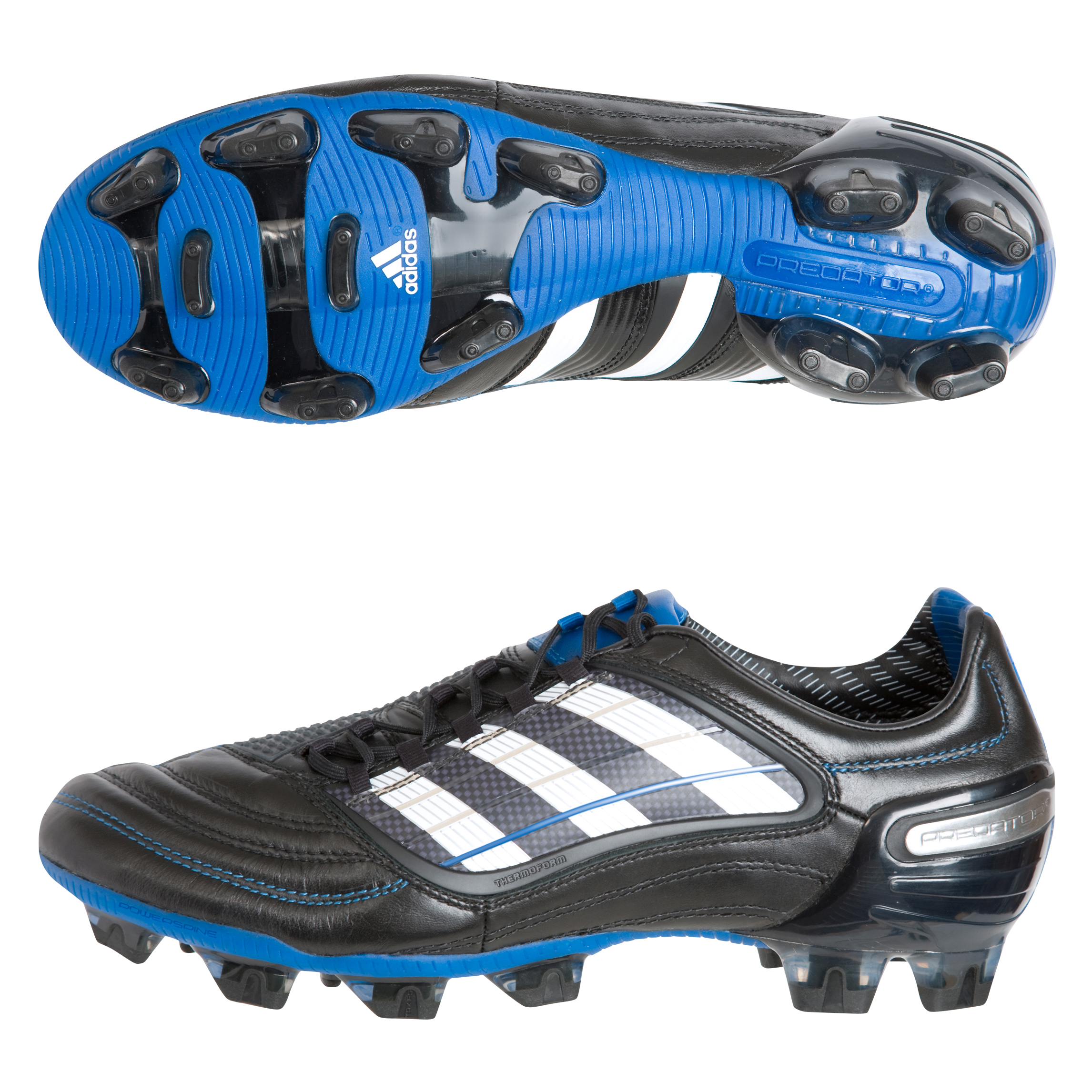 adidas Predator X TRX Firm Ground Rugby Boots - Black/W