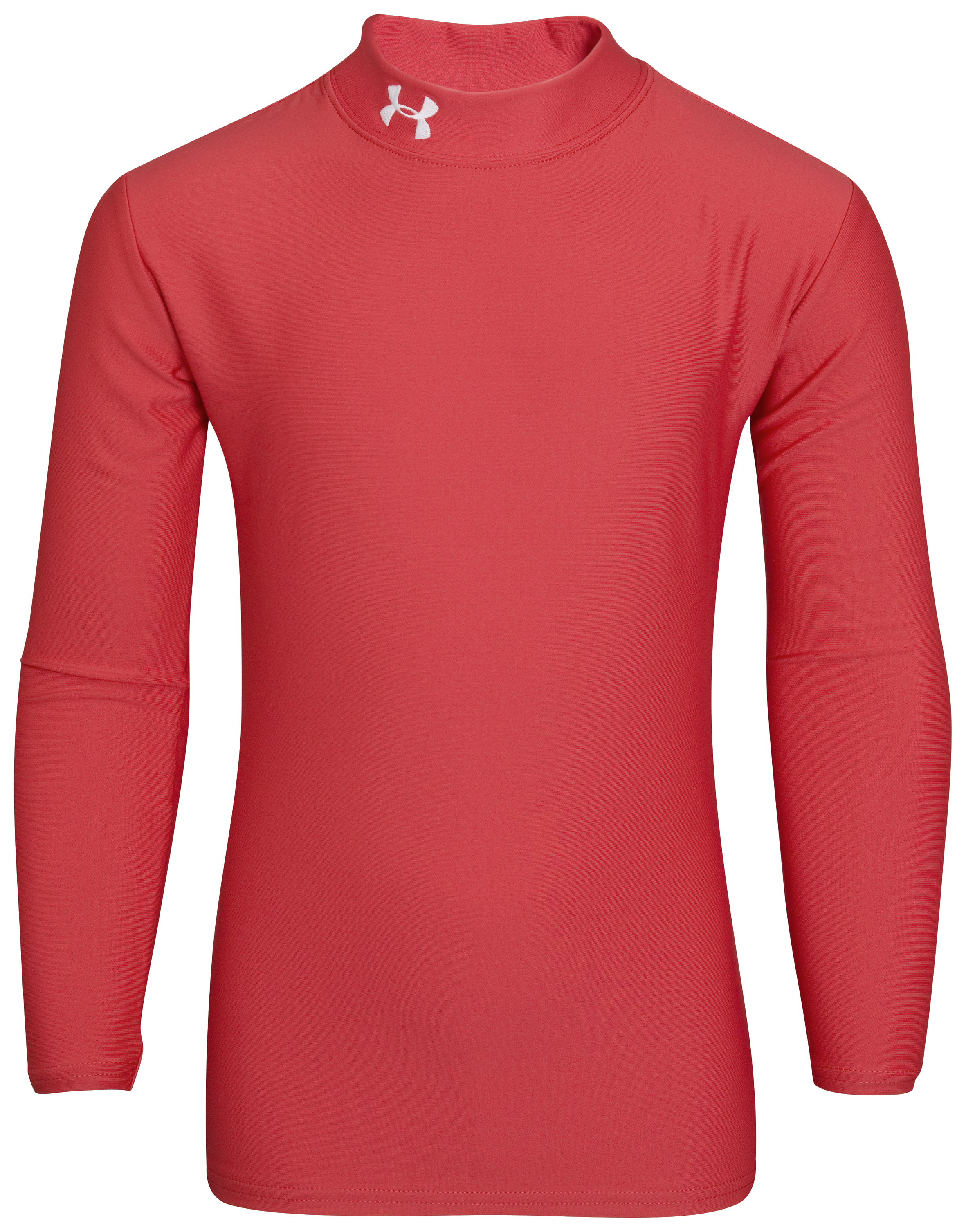 Under Armour Boys Coldgear Mock - Red/White - Kids