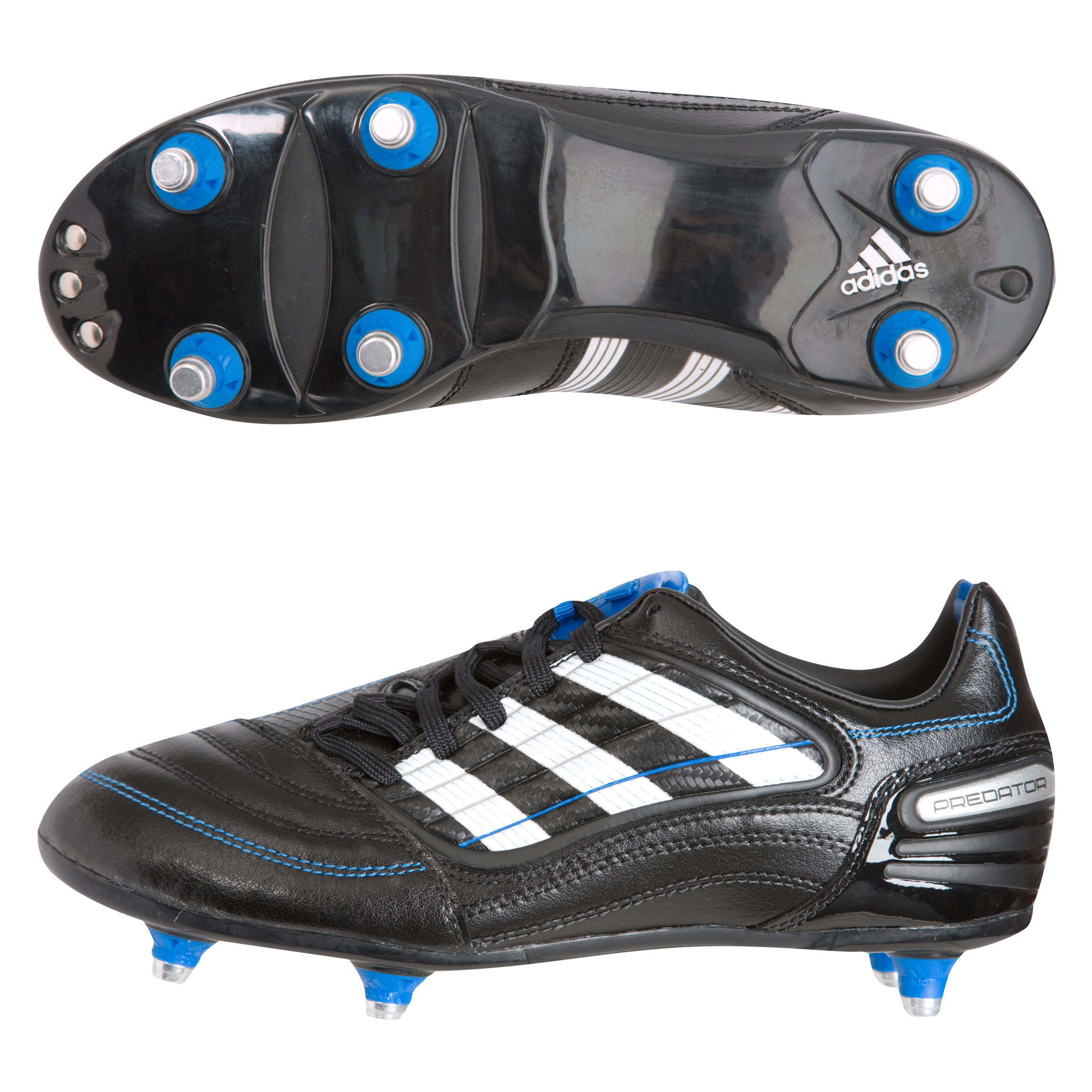 adidas Absolado X Soft Ground Rugby Boots -Black/White/